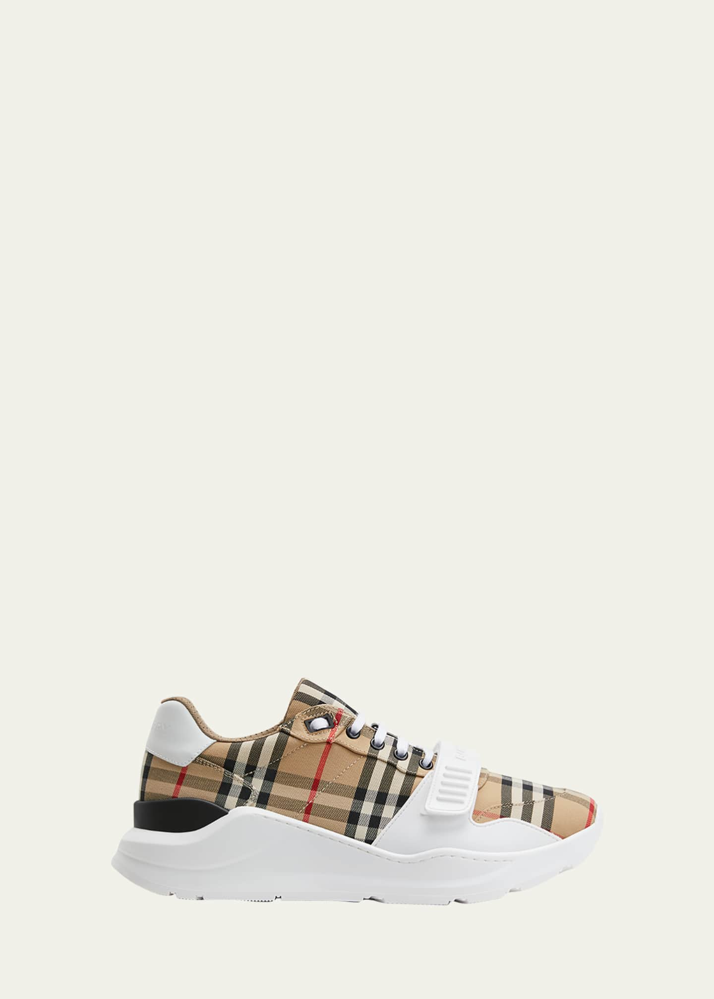 BURBERRY Sneakers Men, Vintage Check sneakers Beige