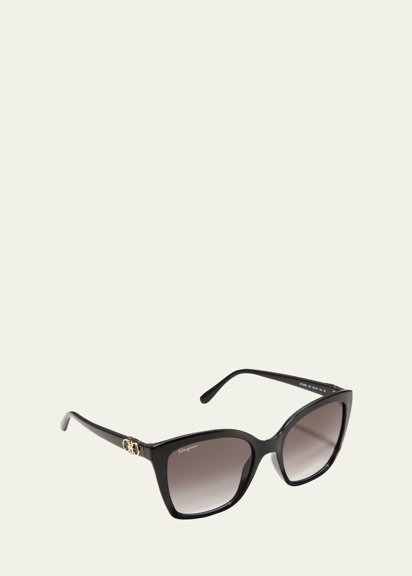 Ferragamo Gancini Square Injection Plastic Sunglasses Image 3 of 5