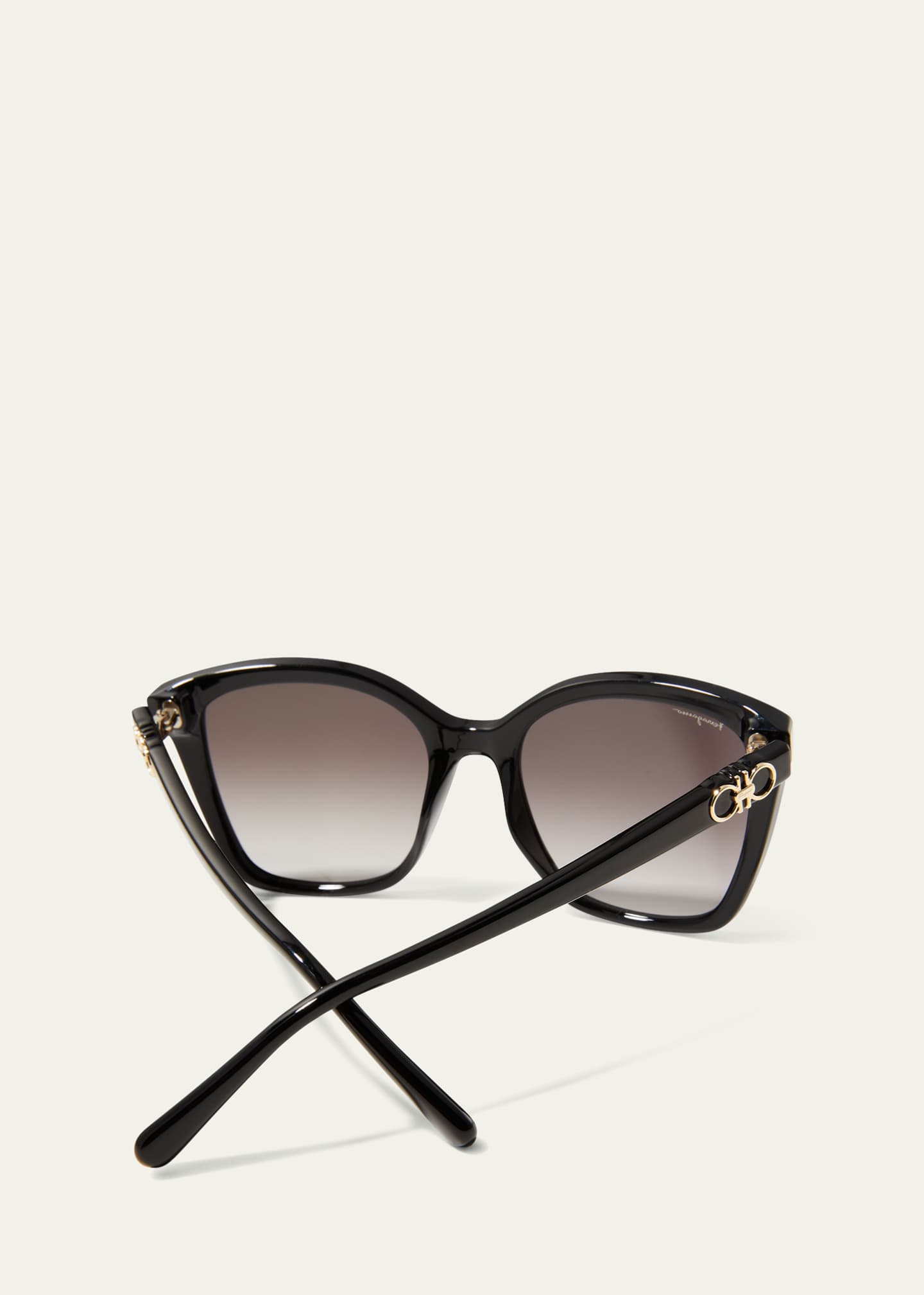 Ferragamo Gancini Square Injection Plastic Sunglasses Image 5 of 5