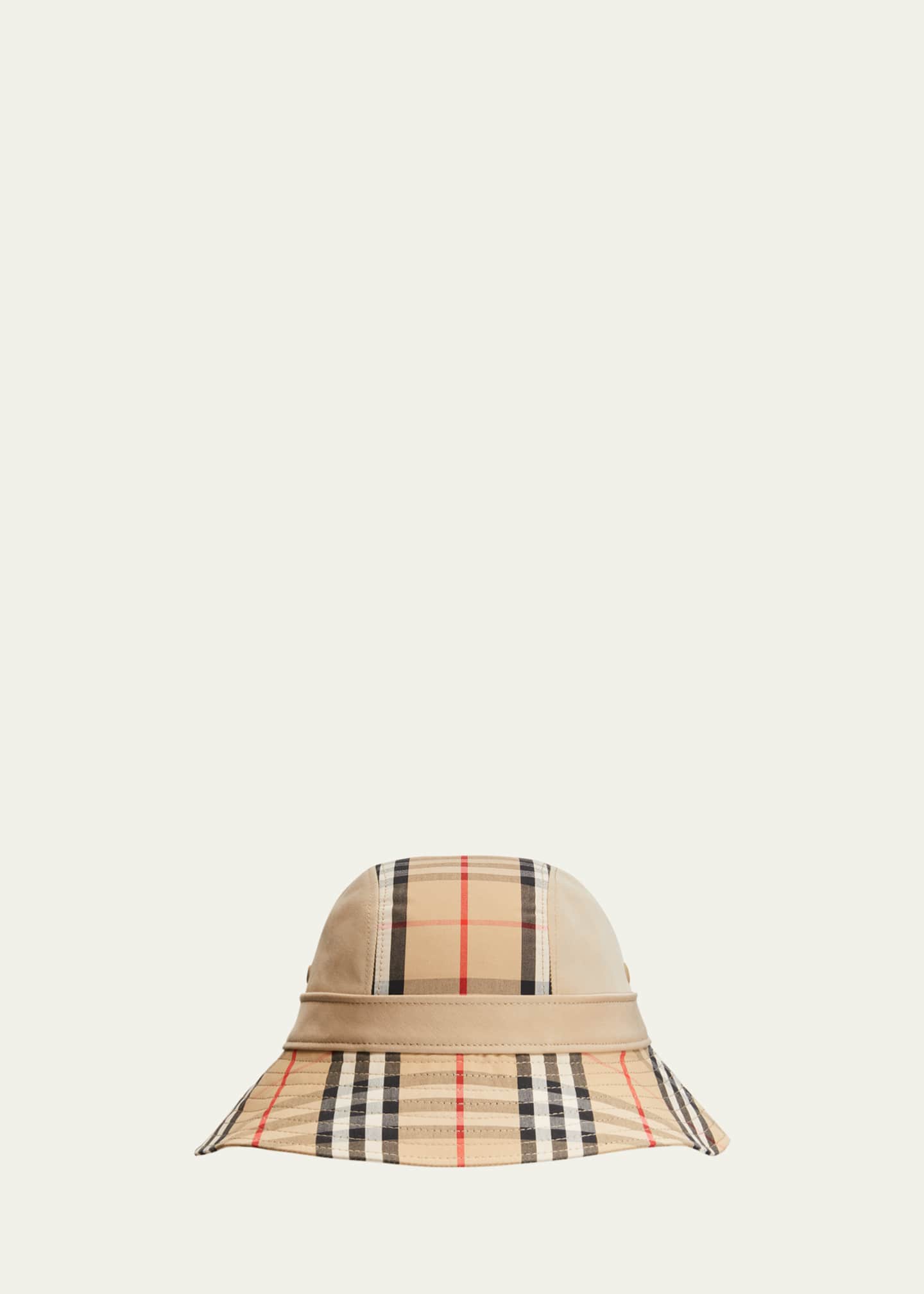 invoegen Catena wees onder de indruk Burberry Vintage Check Gabardine Bucket Hat - Bergdorf Goodman