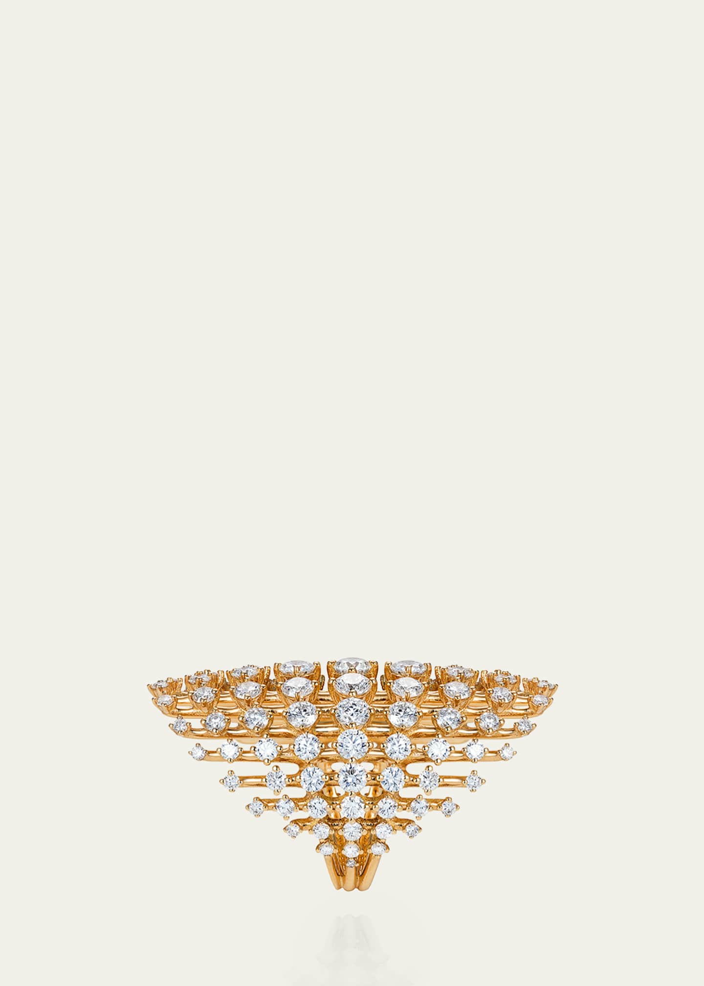 Fernando Jorge Disco Ring in Yellow Gold and Diamonds Image 2 of 4