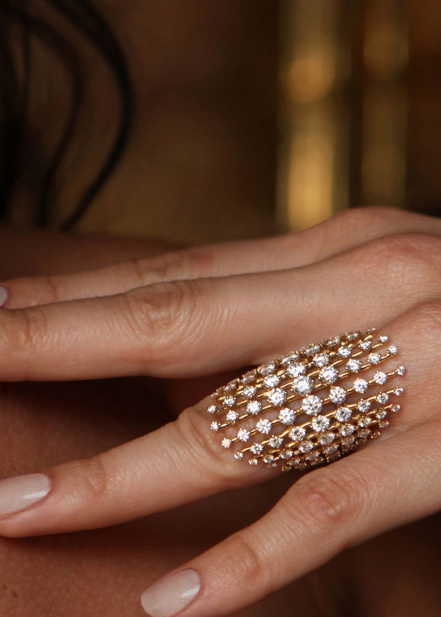 Fernando Jorge Disco Ring in Yellow Gold and Diamonds Image 4 of 4