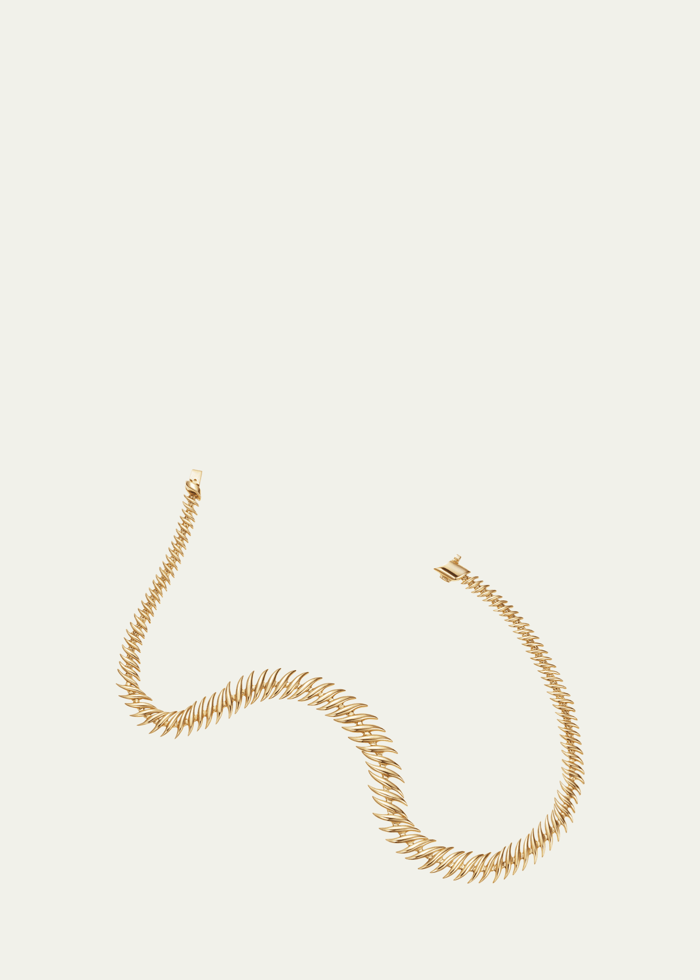 Fernando Jorge Flame Small Necklace in Yellow Gold Image 2 of 3