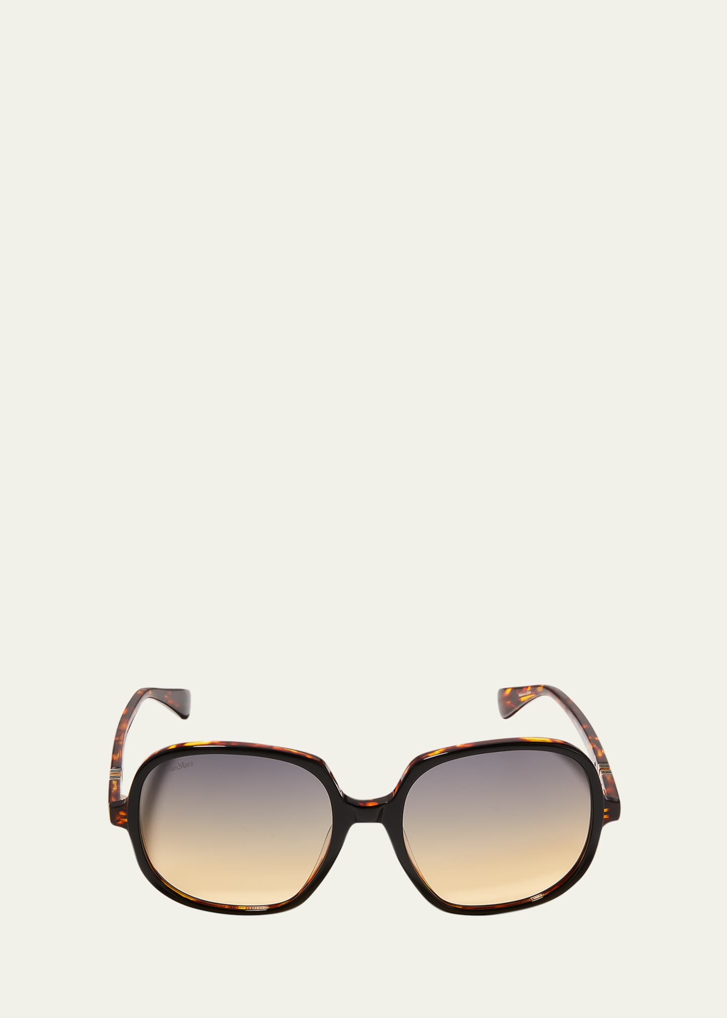 Max Mara Emme Round Plastic Sunglasses - Bergdorf Goodman