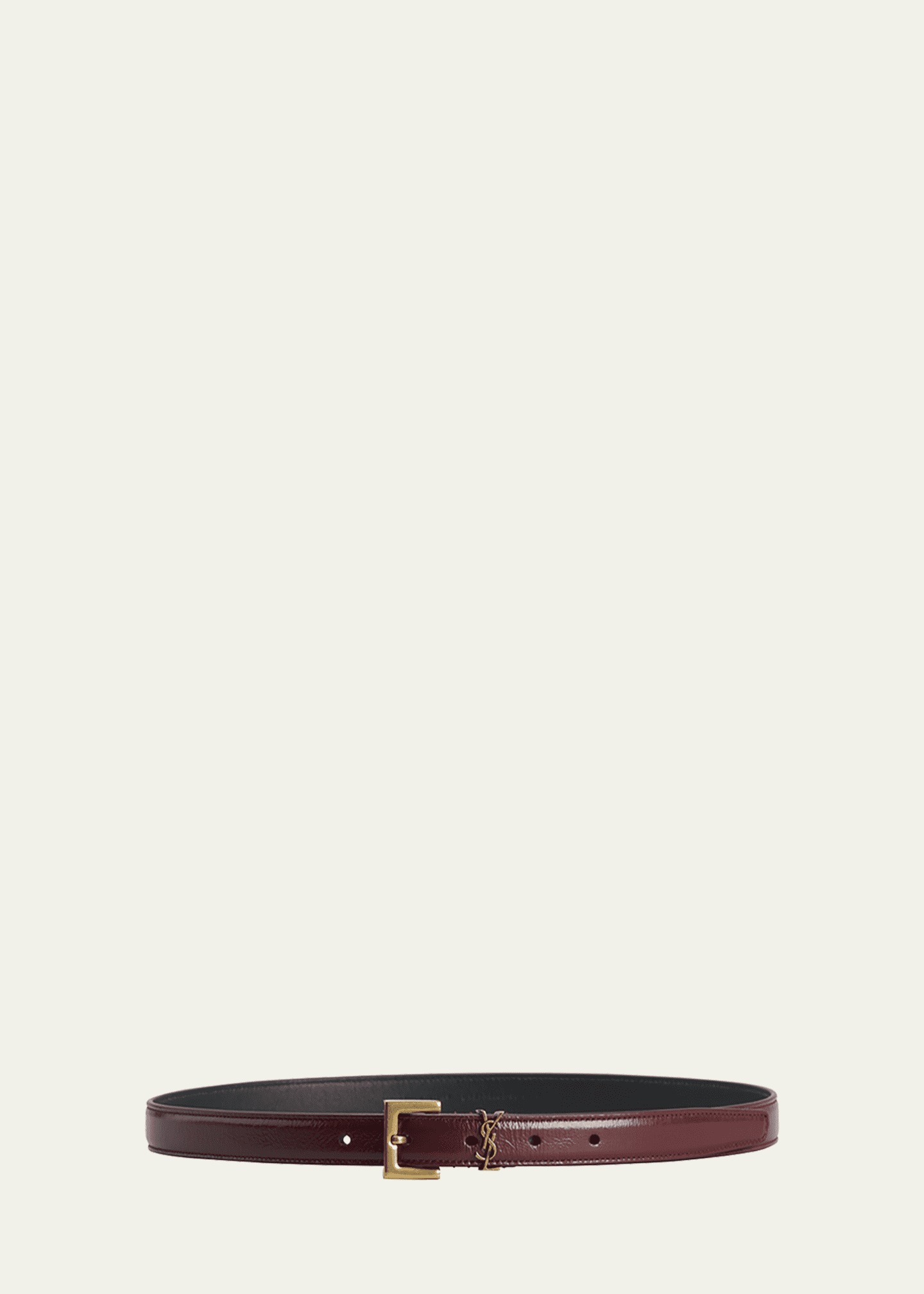 Off-White OW initials Black Leather Belt, Women's, 30in / 75cm, Belts Leather Belts