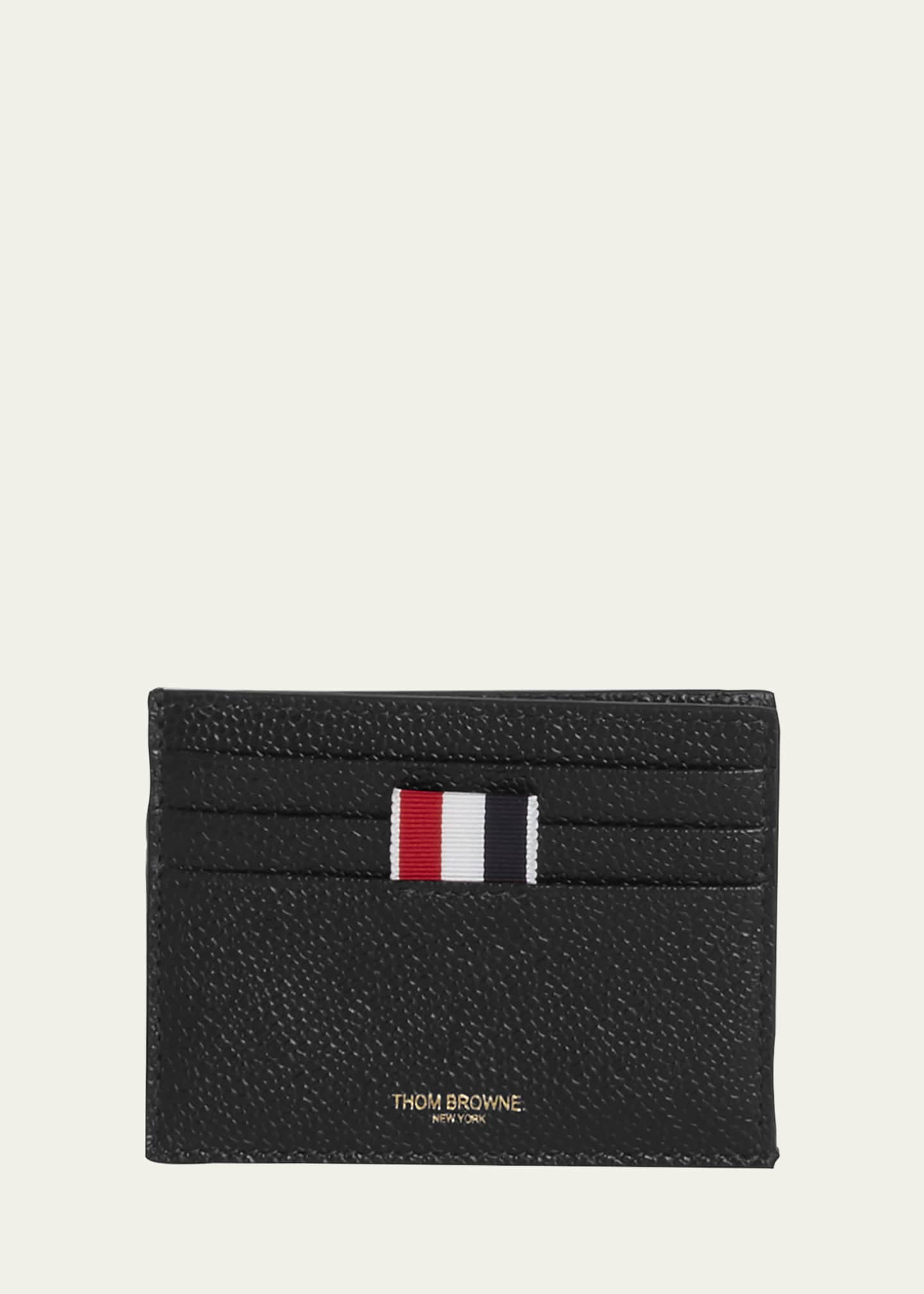 Thom Browne Men's DoubleSided Leather Card Holder Bergdorf Goodman