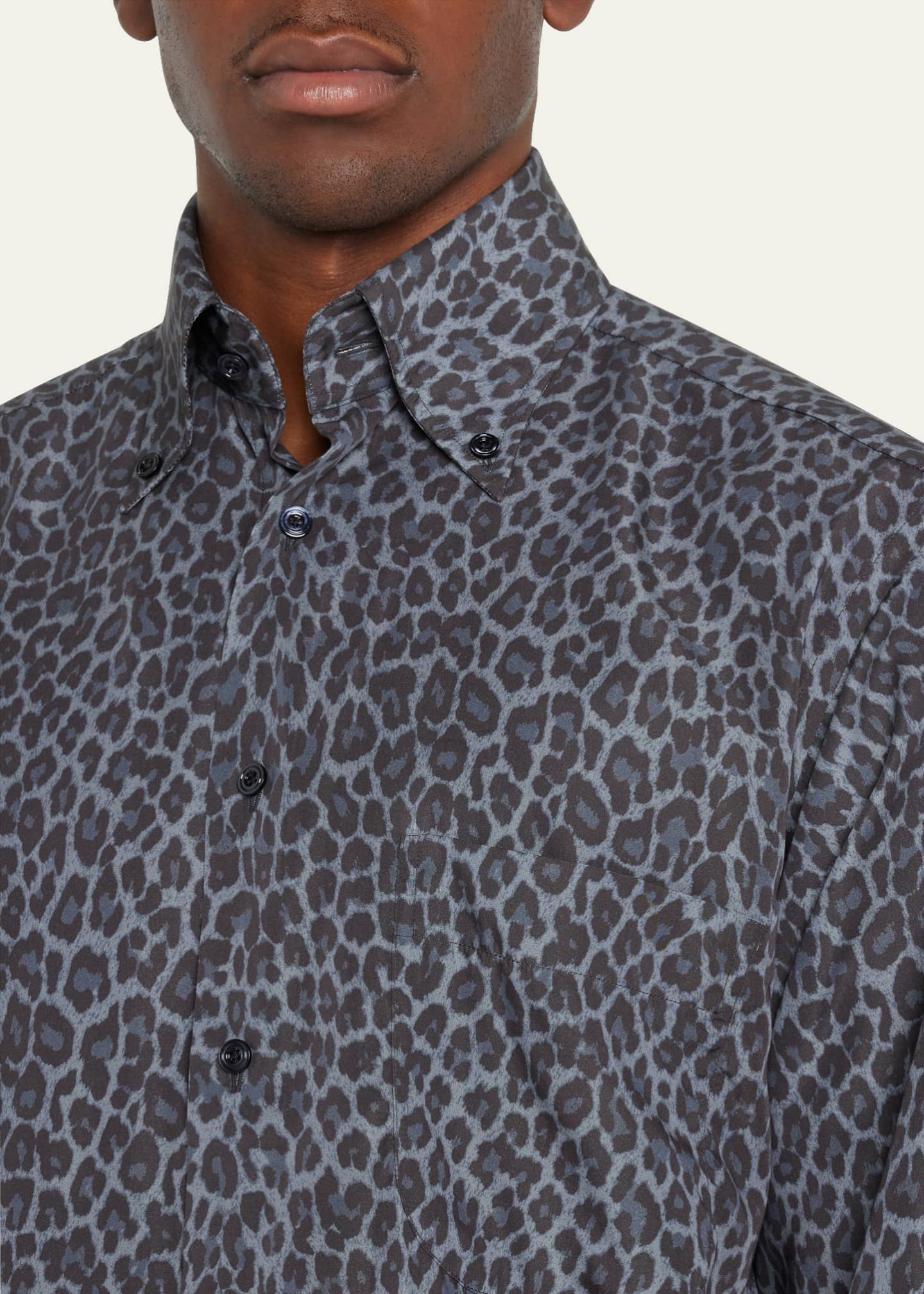 TOM FORD Men's Camouflage-Print Dress Shirt - Bergdorf Goodman