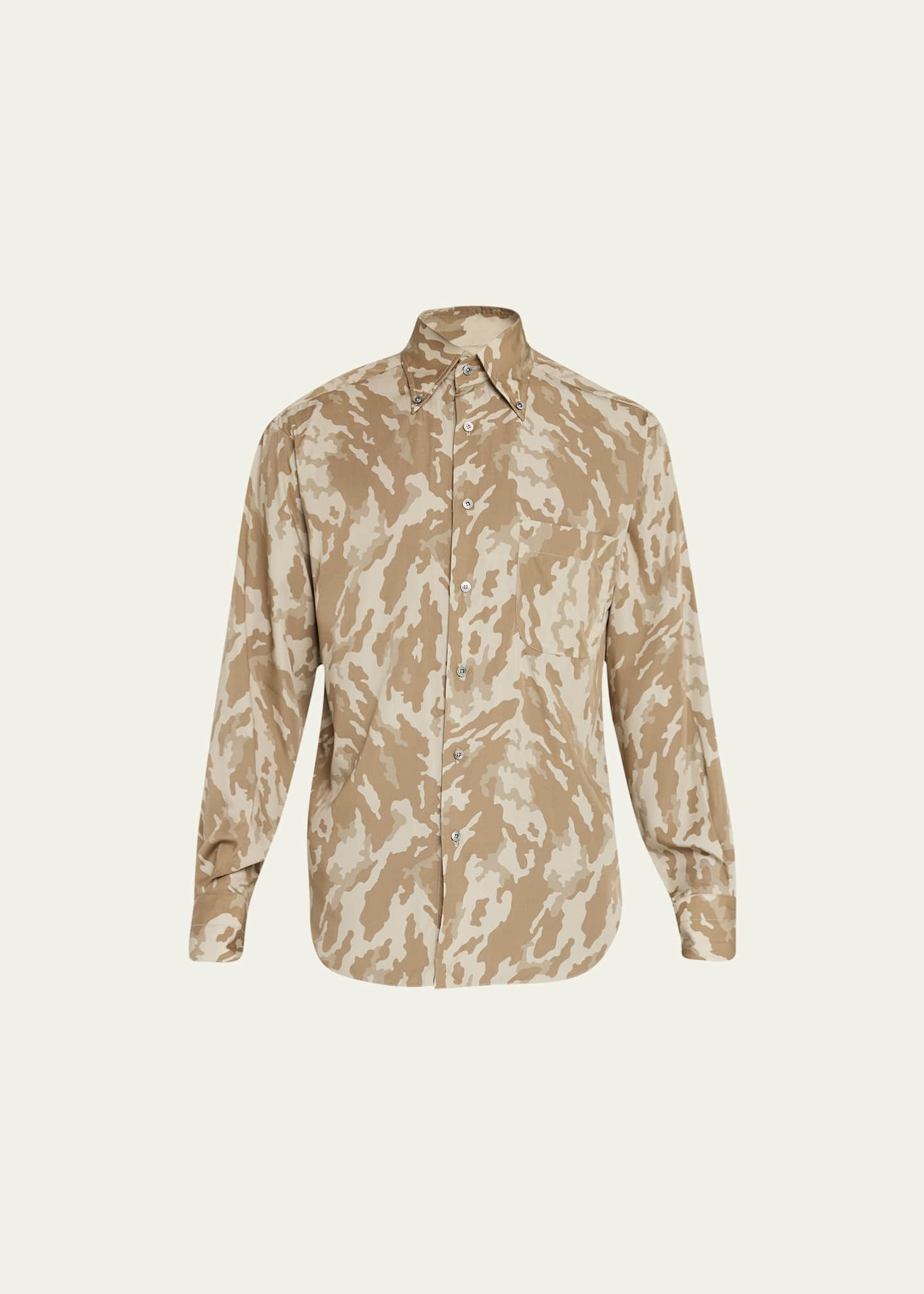 TOM FORD Men's Camouflage-Print Dress Shirt - Bergdorf Goodman