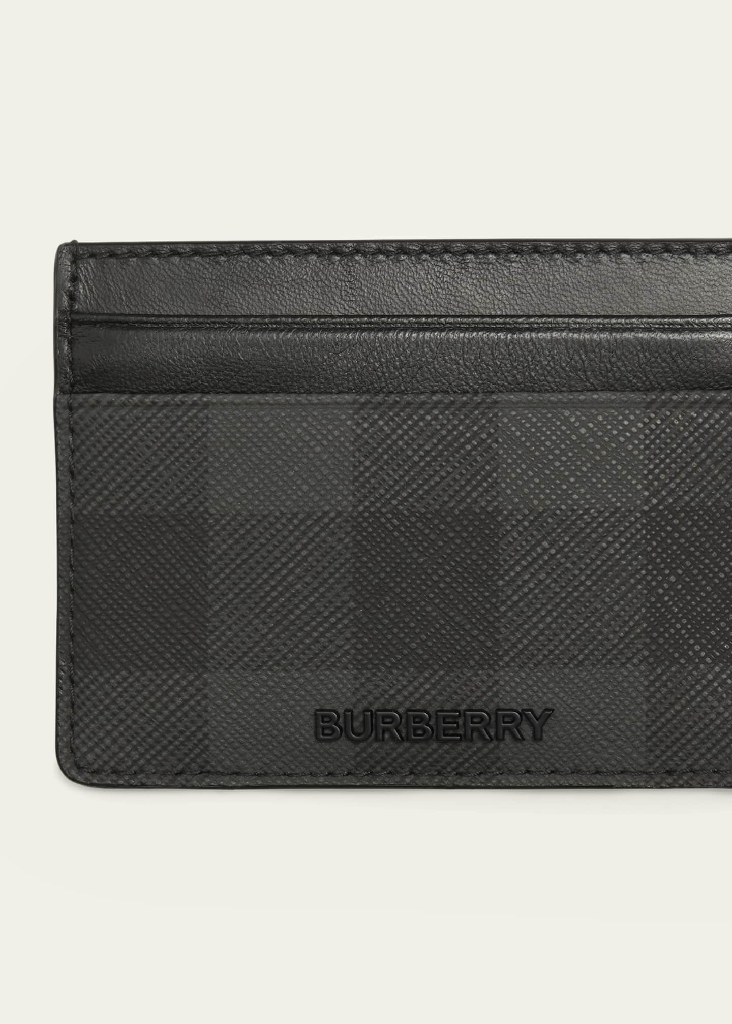 Burberry Ls Sandon Logo Leather Card Holder - ShopStyle