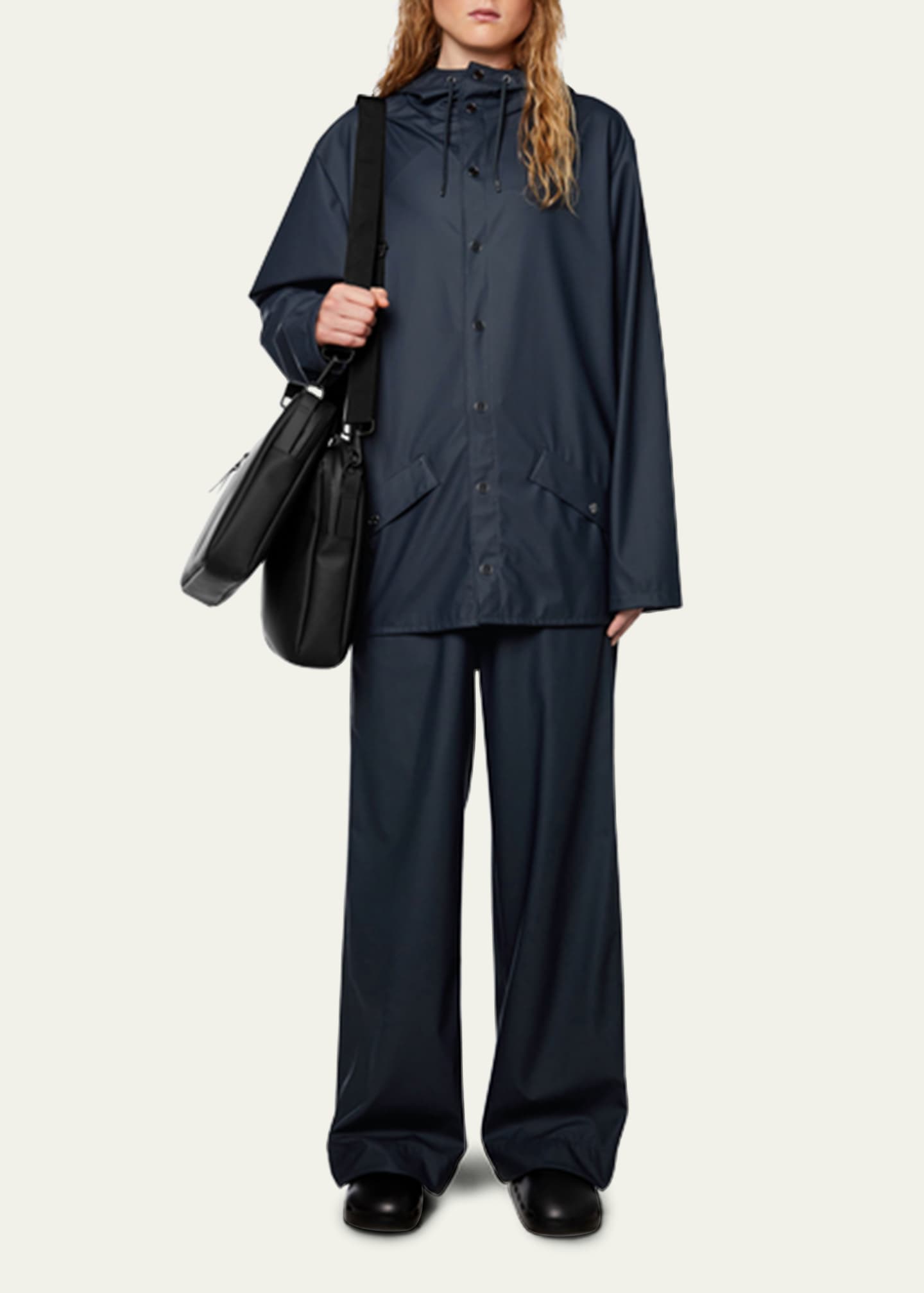 Snap-Front Hooded Jacket