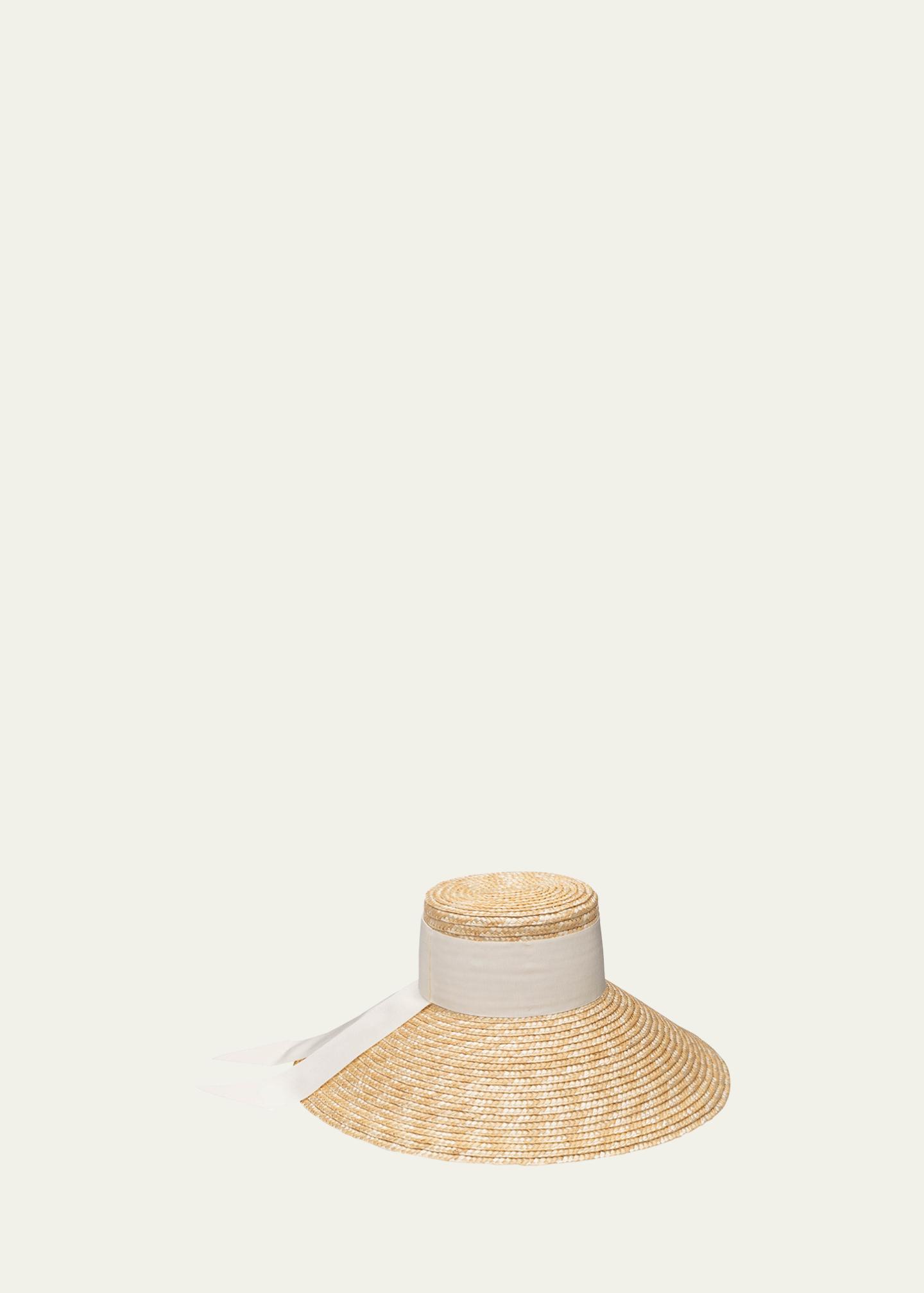 Eugenia Kim Straw Wide Brim Hat EUGENIA KIM EMMANUEL HAT main image 3