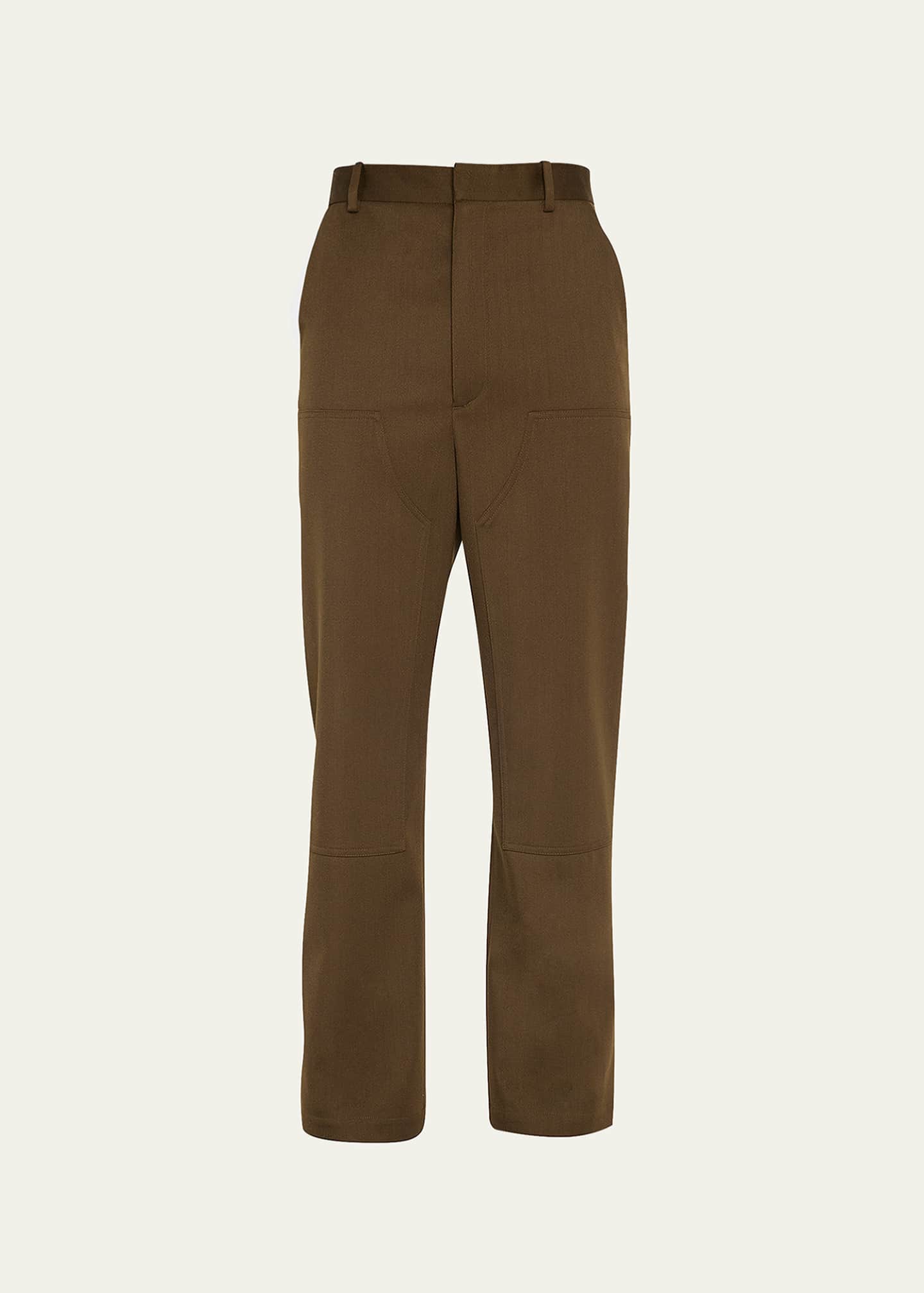 Loewe Men's Cropped Workwear Trousers - Bergdorf Goodman