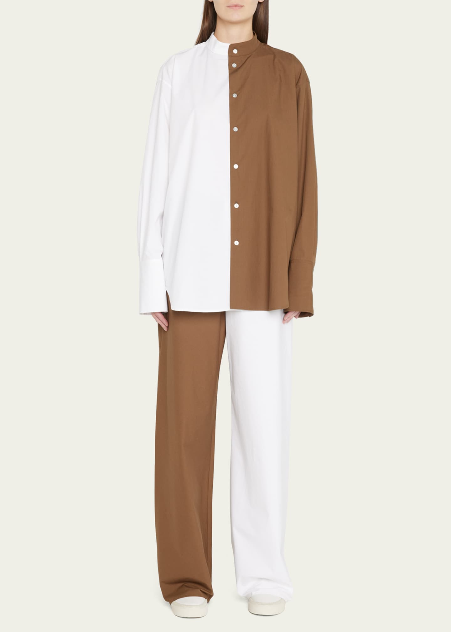 INTERIOR The Duo Arthur SplitColor Pants Bergdorf Goodman