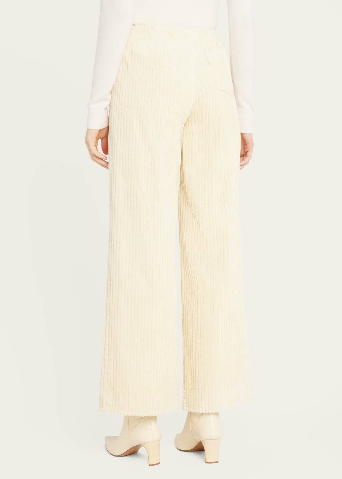 INTERIOR The Moby Corduroy Wide-Leg Trousers - Bergdorf Goodman