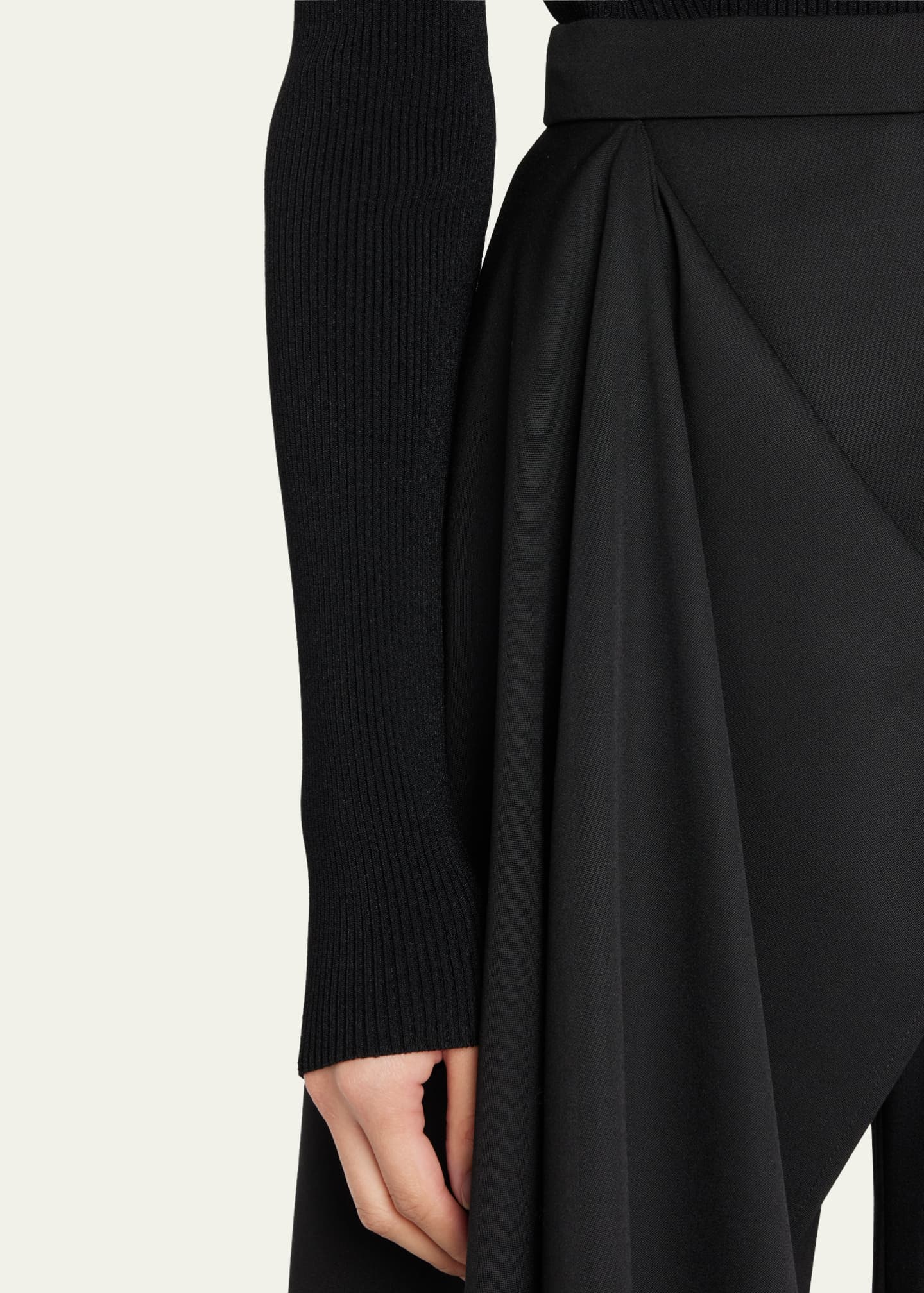 McQueen Draped Straight Trousers Image 5 of 5