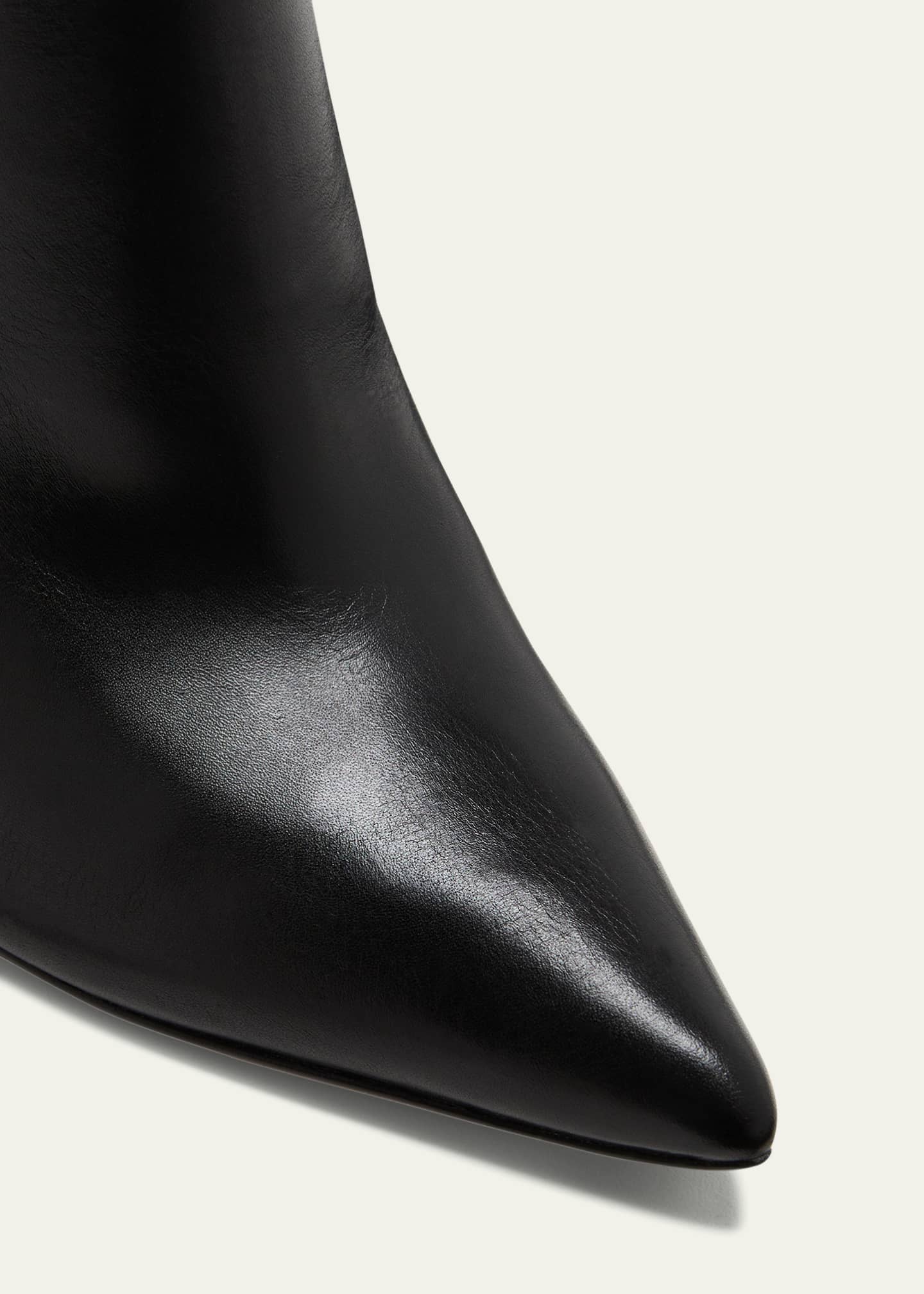 Veronica Beard Lisa Leather Stiletto Boots Image 5 of 5