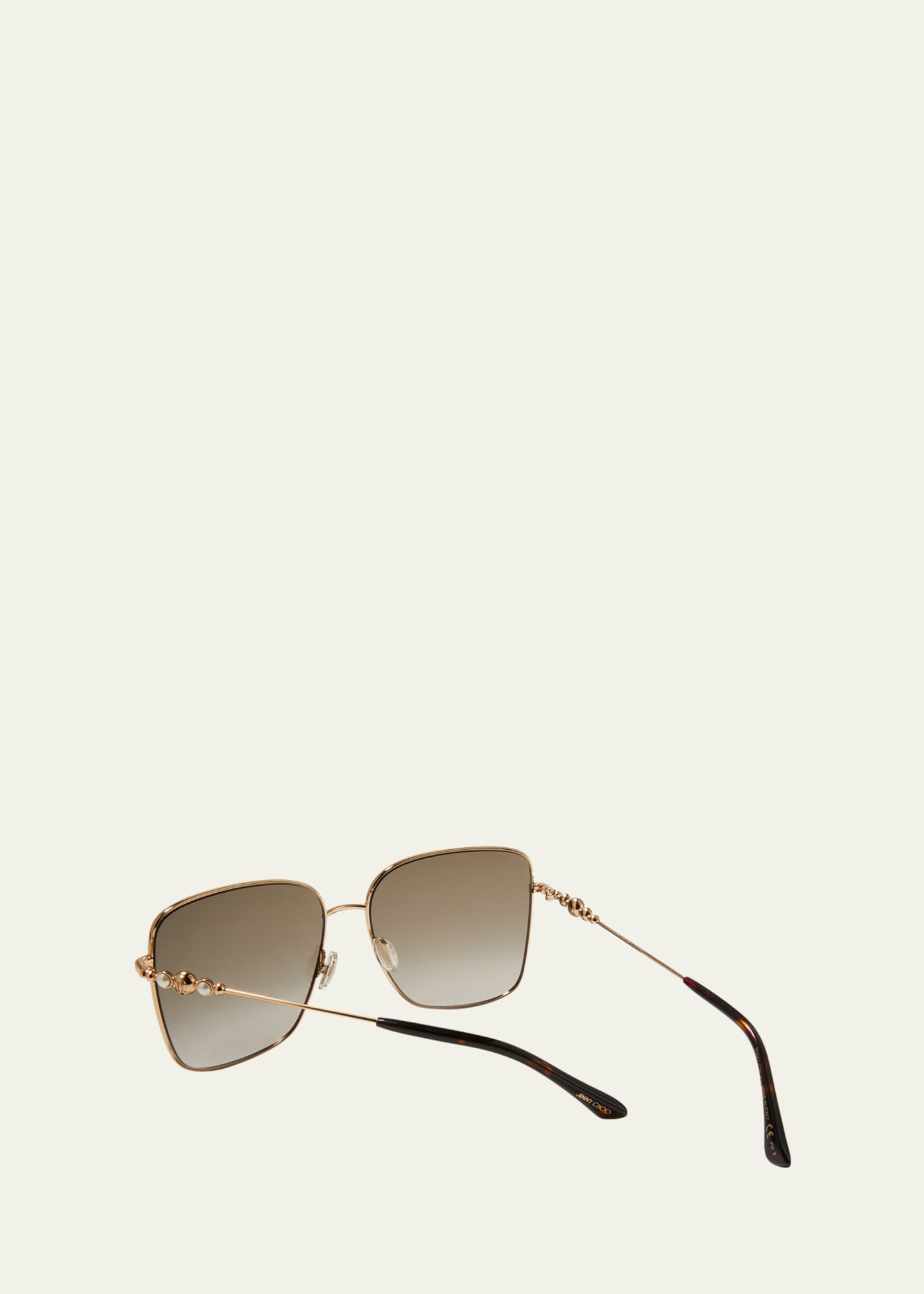 Jimmy Choo Hesters Stainless Steel & Metal Cat-Eye Sunglasses ...