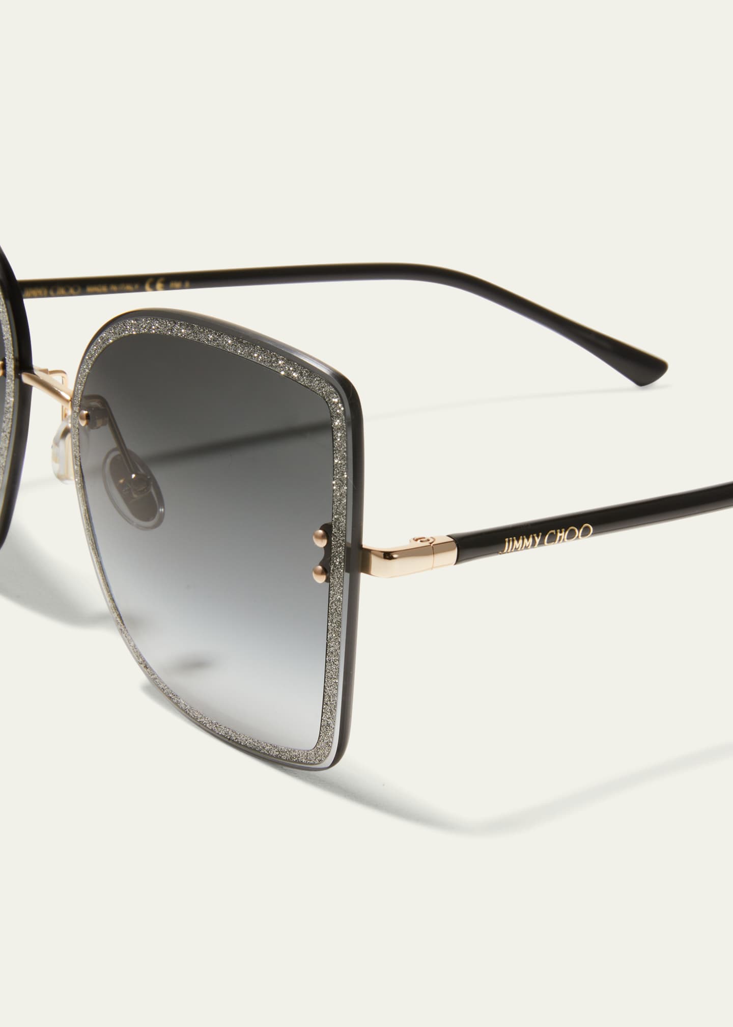 Jimmy Choo Letis Rimless Metal Butterfly Sunglasses Bergdorf Goodman