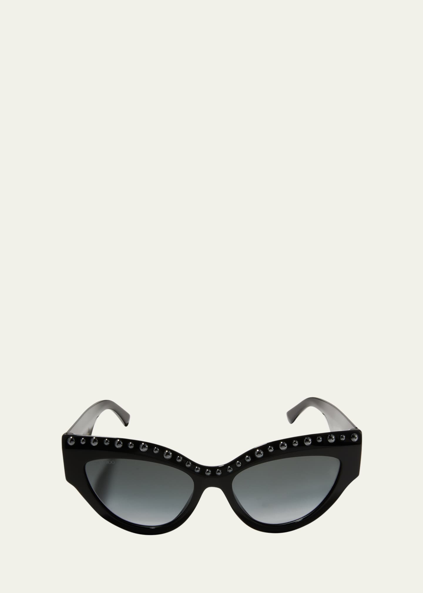 Jimmy Choo Sonjags Pearly Acetate Cat-Eye Sunglasses - Bergdorf Goodman