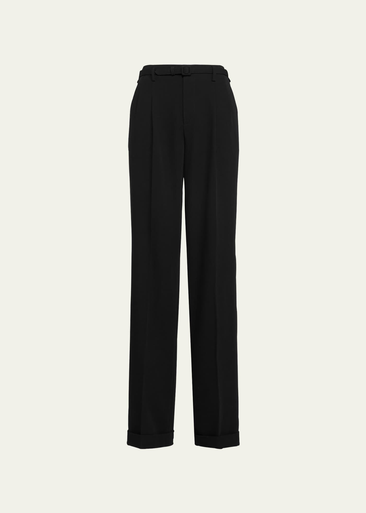 Vintage Black High Waisted Ralph Lauren Trousers @LADYLVINTAGECO