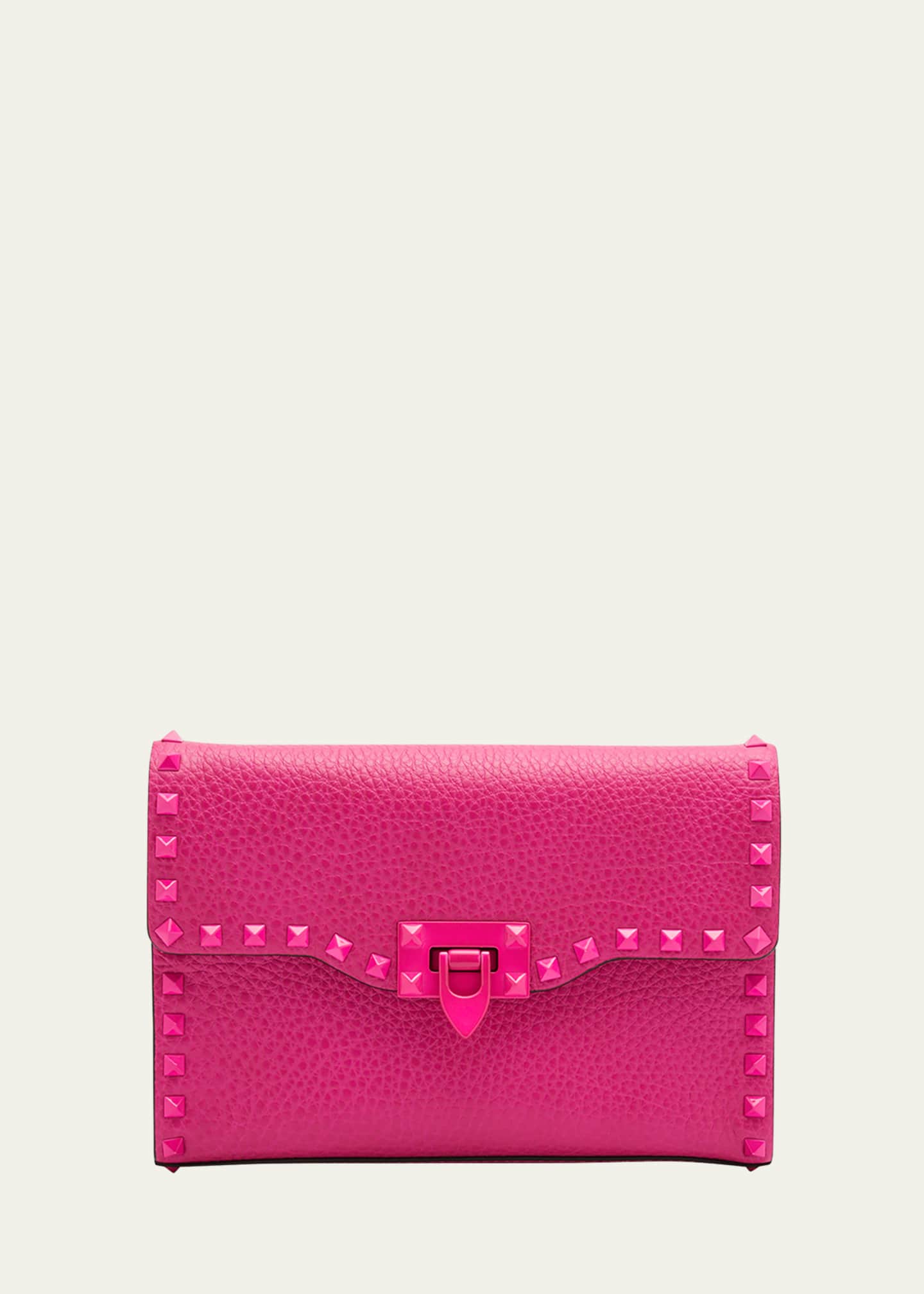 Valentino Garavani Rockstud Small Flap Leather Shoulder Bag Bergdorf