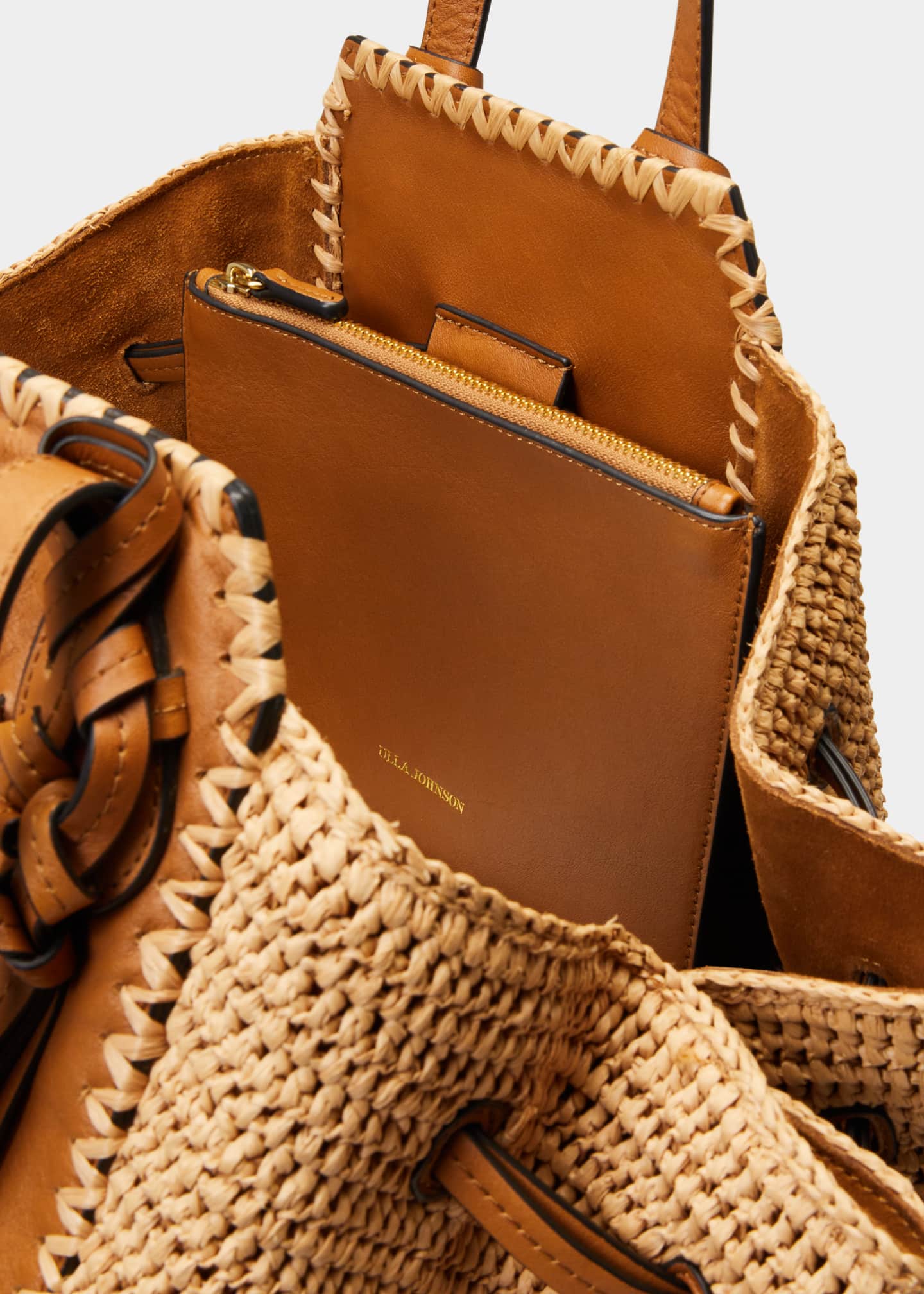 Ulla Johnson Daphne Braided Drawstring Tote Bag Bergdorf Goodman