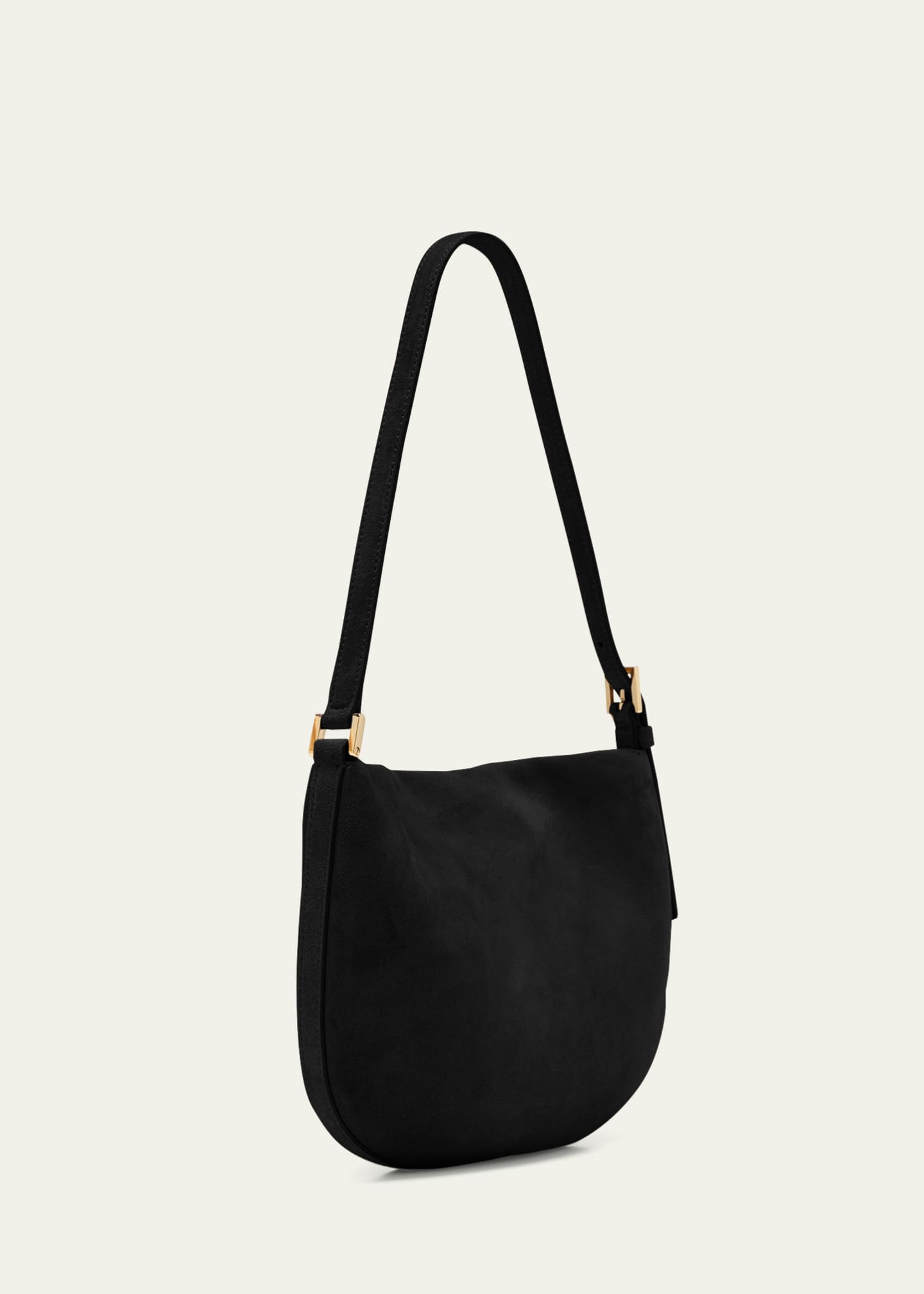 Savette The Tondo Suede Hobo Bag Image 3 of 5