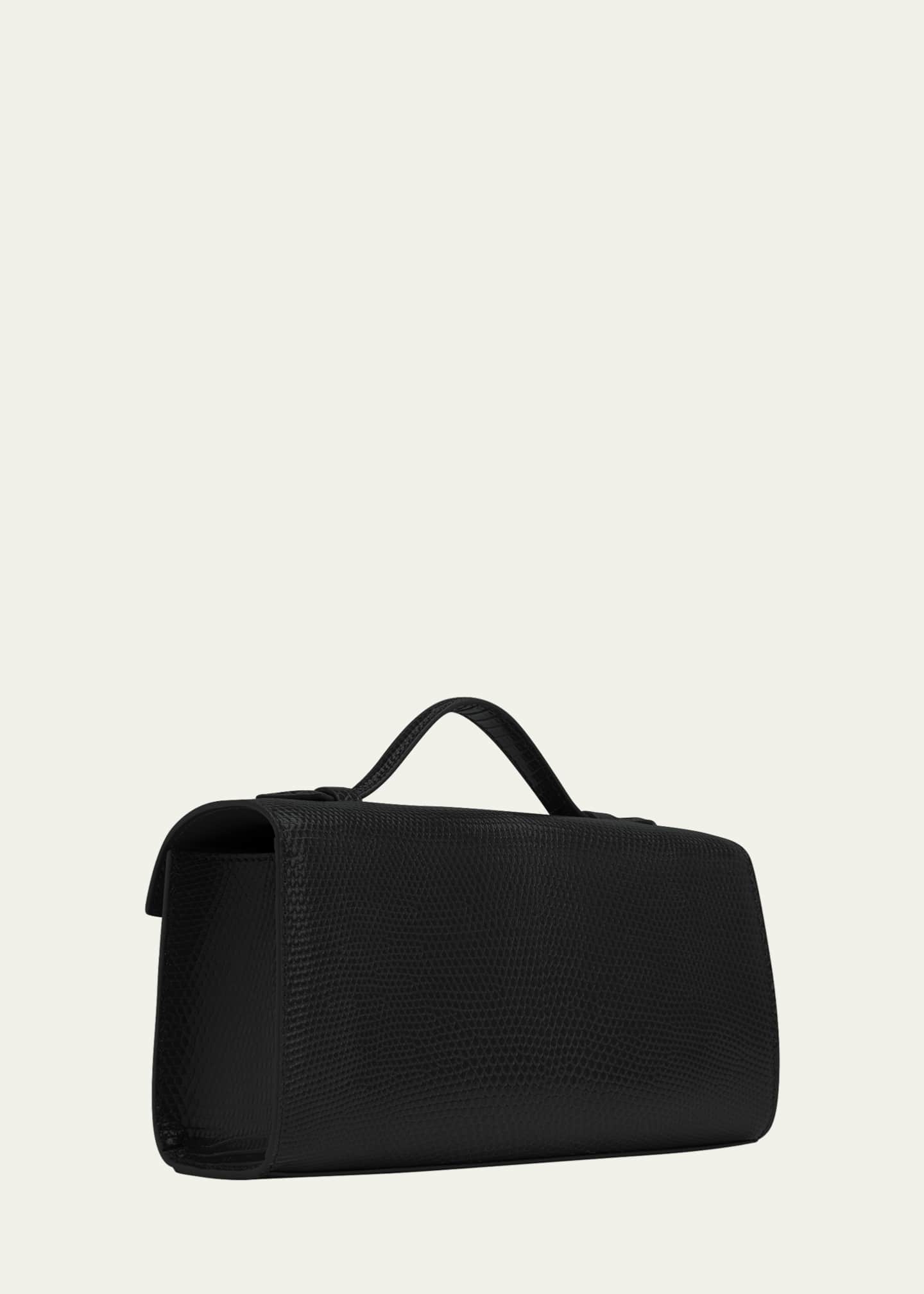 Savette The Symmetry Pouchette Lizzard Top-Handle Bag Image 3 of 5