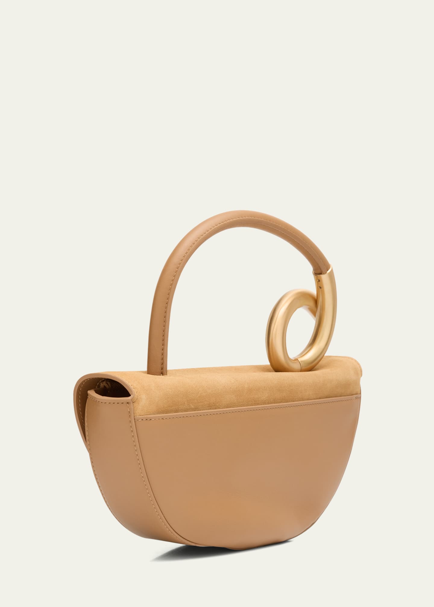 Cult Gaia Azariah Coil Leather Top-Handle Bag - Bergdorf Goodman