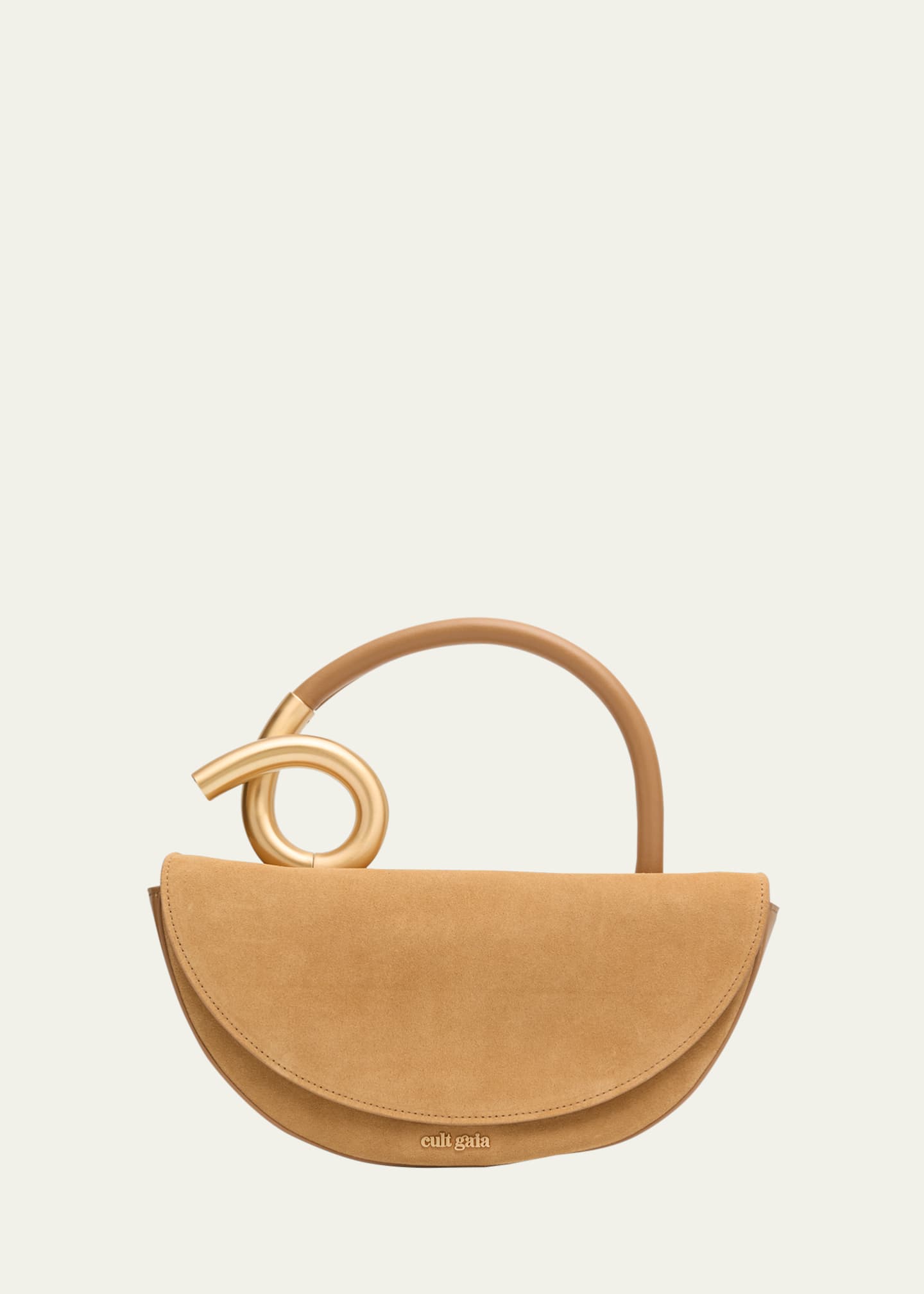 Cult Gaia Azariah Coil Leather Top-Handle Bag - Bergdorf Goodman