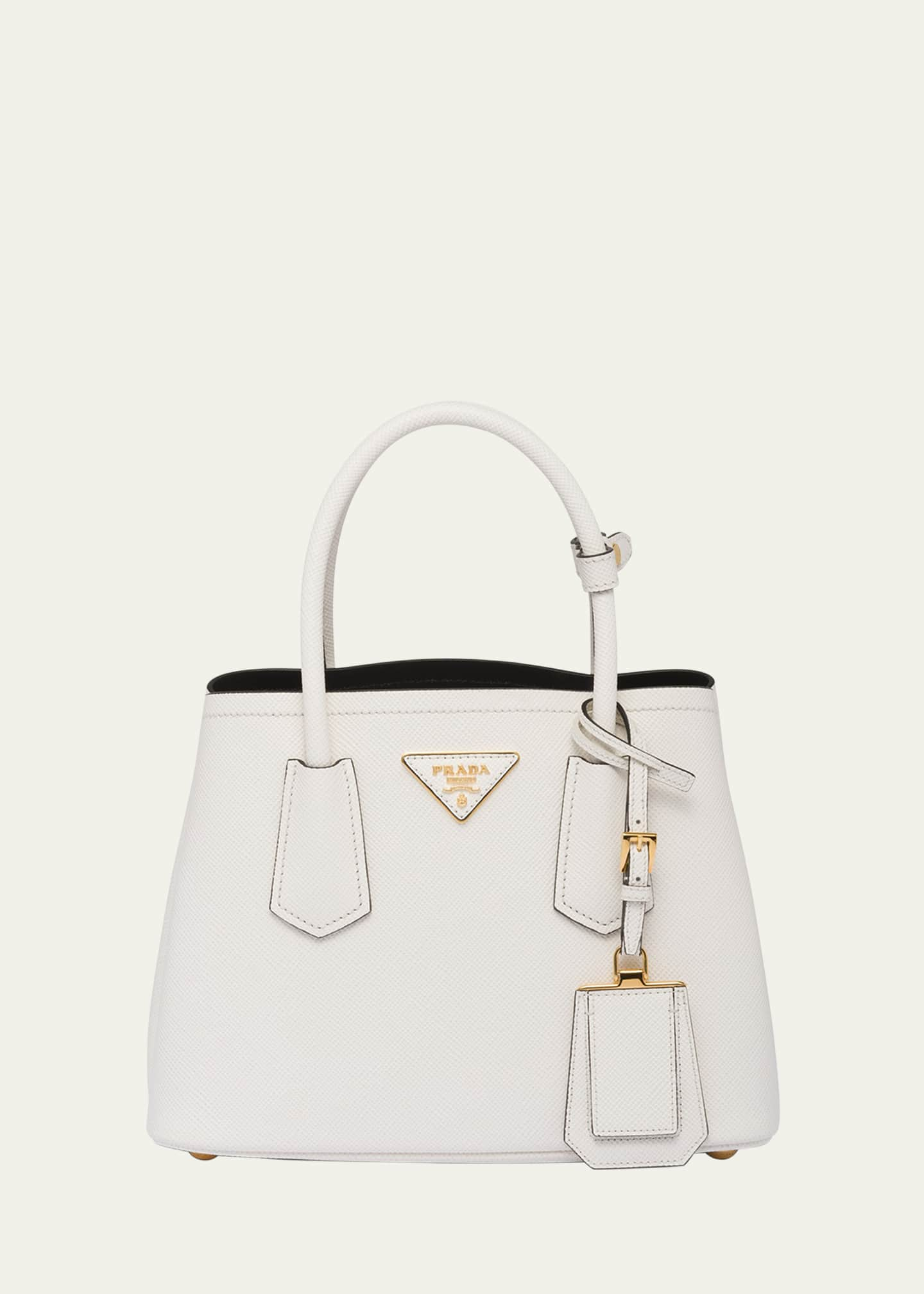 prada top handle bag mini