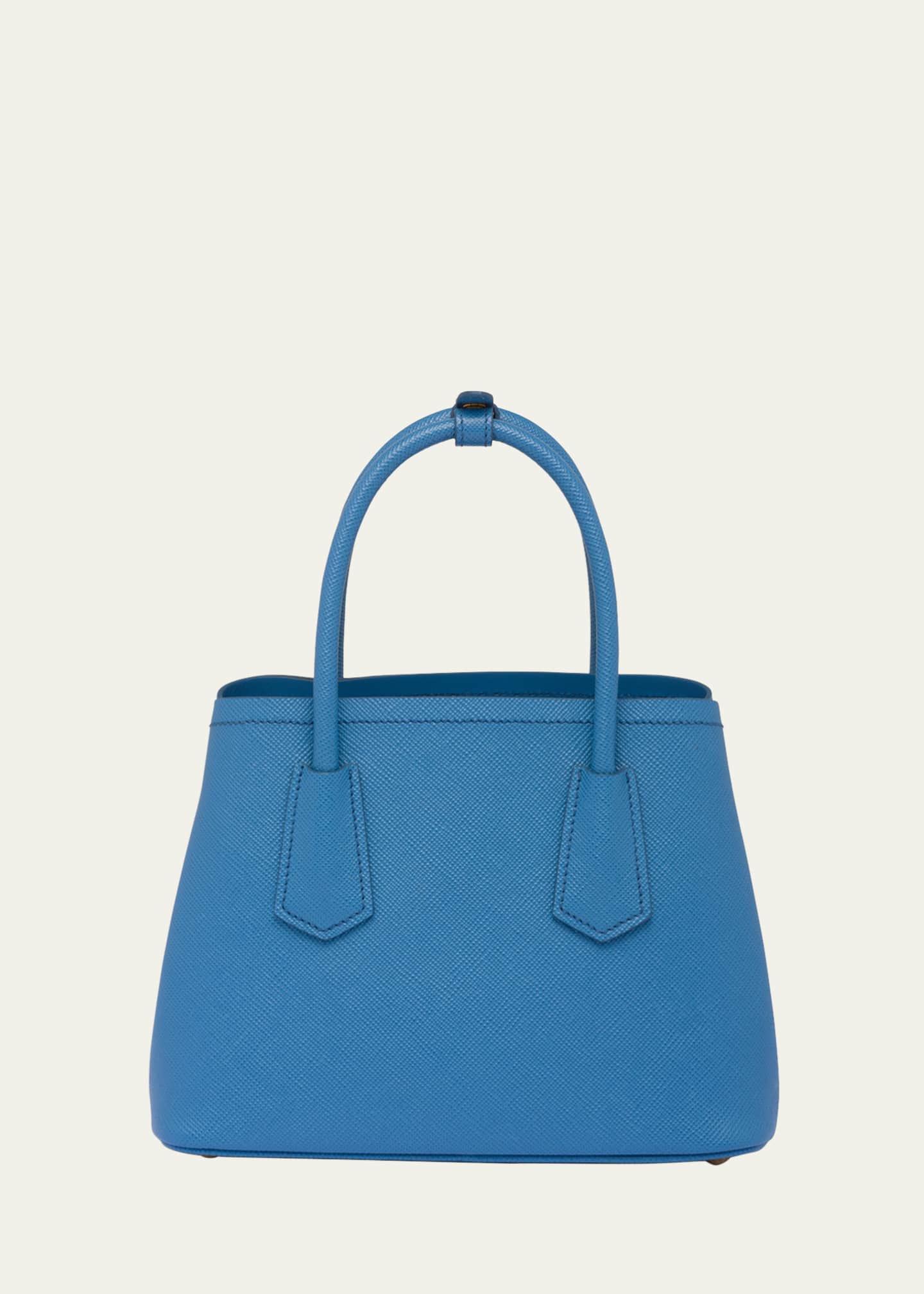 Prada Saffiano Mini Leather Tote Handbag (Mini Bags)