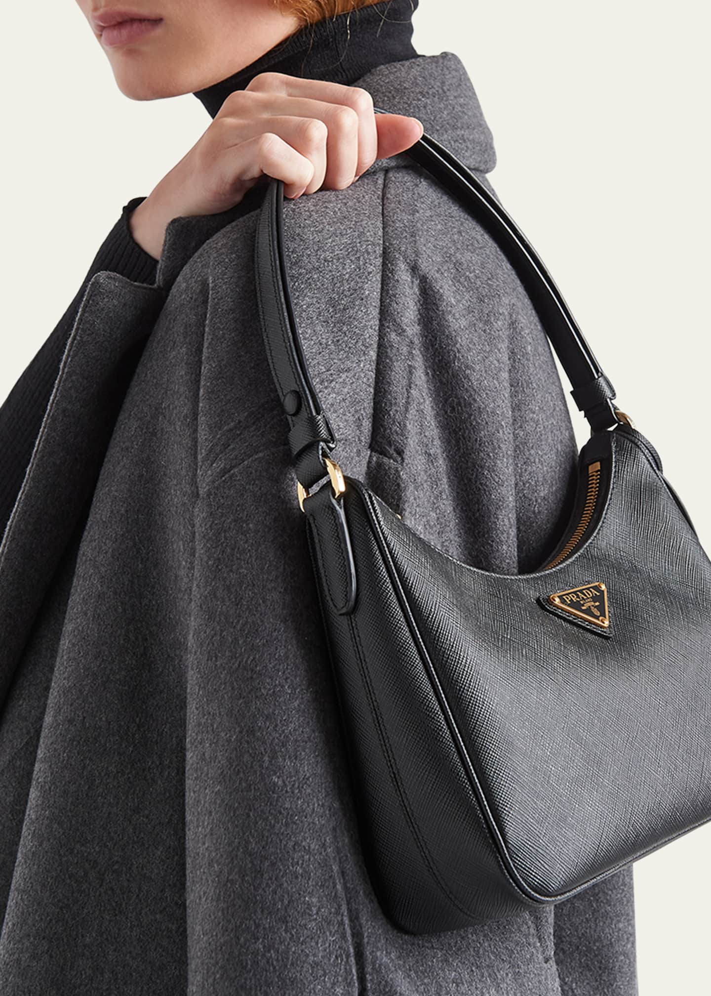 Prada saffiano leather mini shoulder bag deals