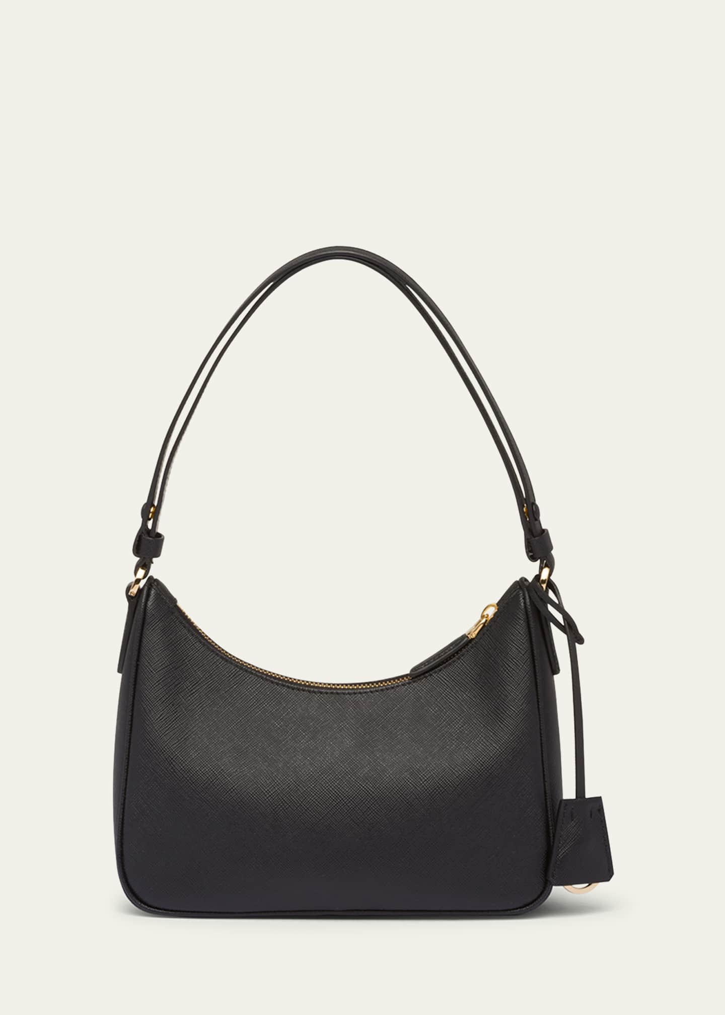 Bag with saffiano leather shoulder strap store