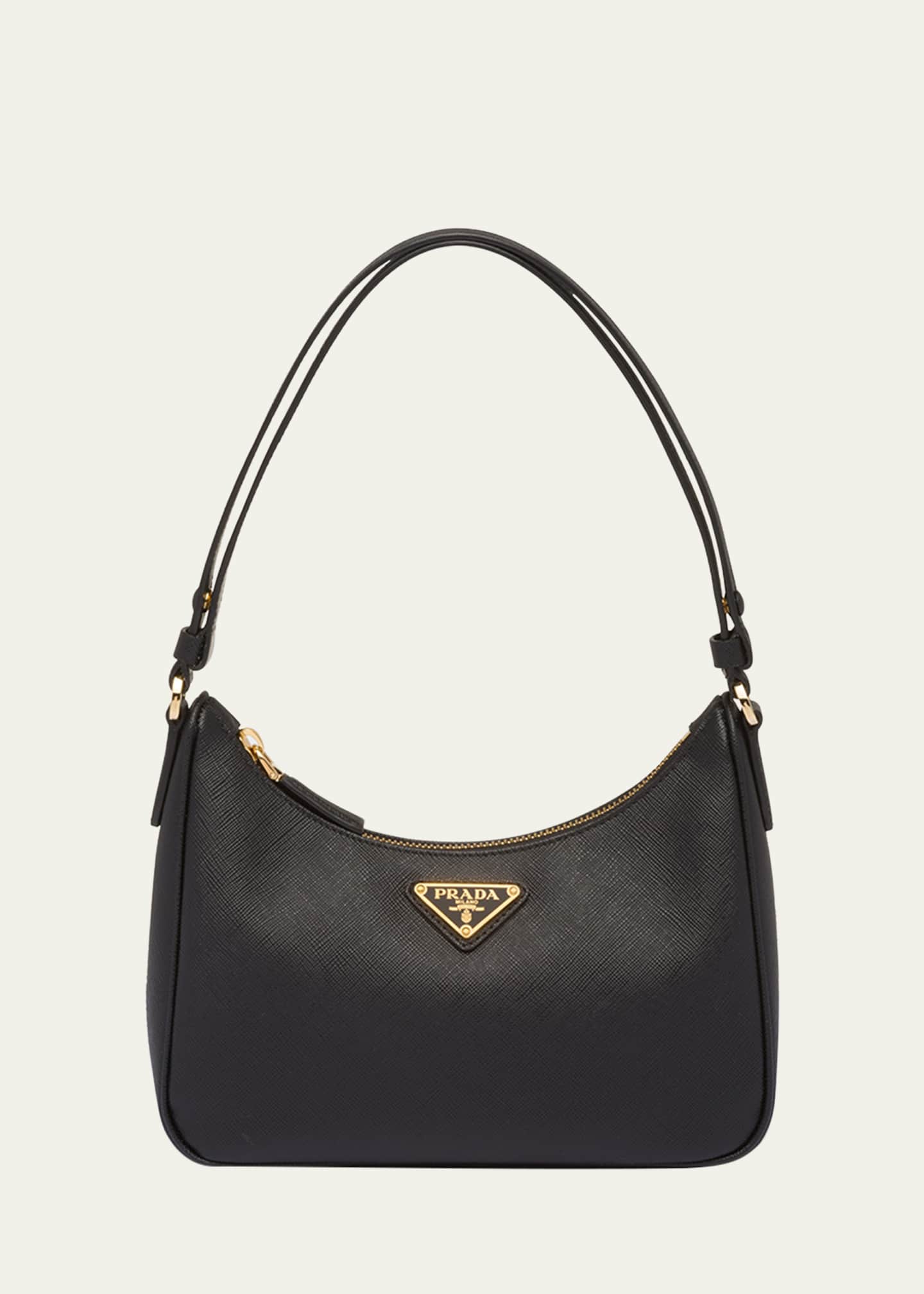 Saffiano leather shoulder bag best sale