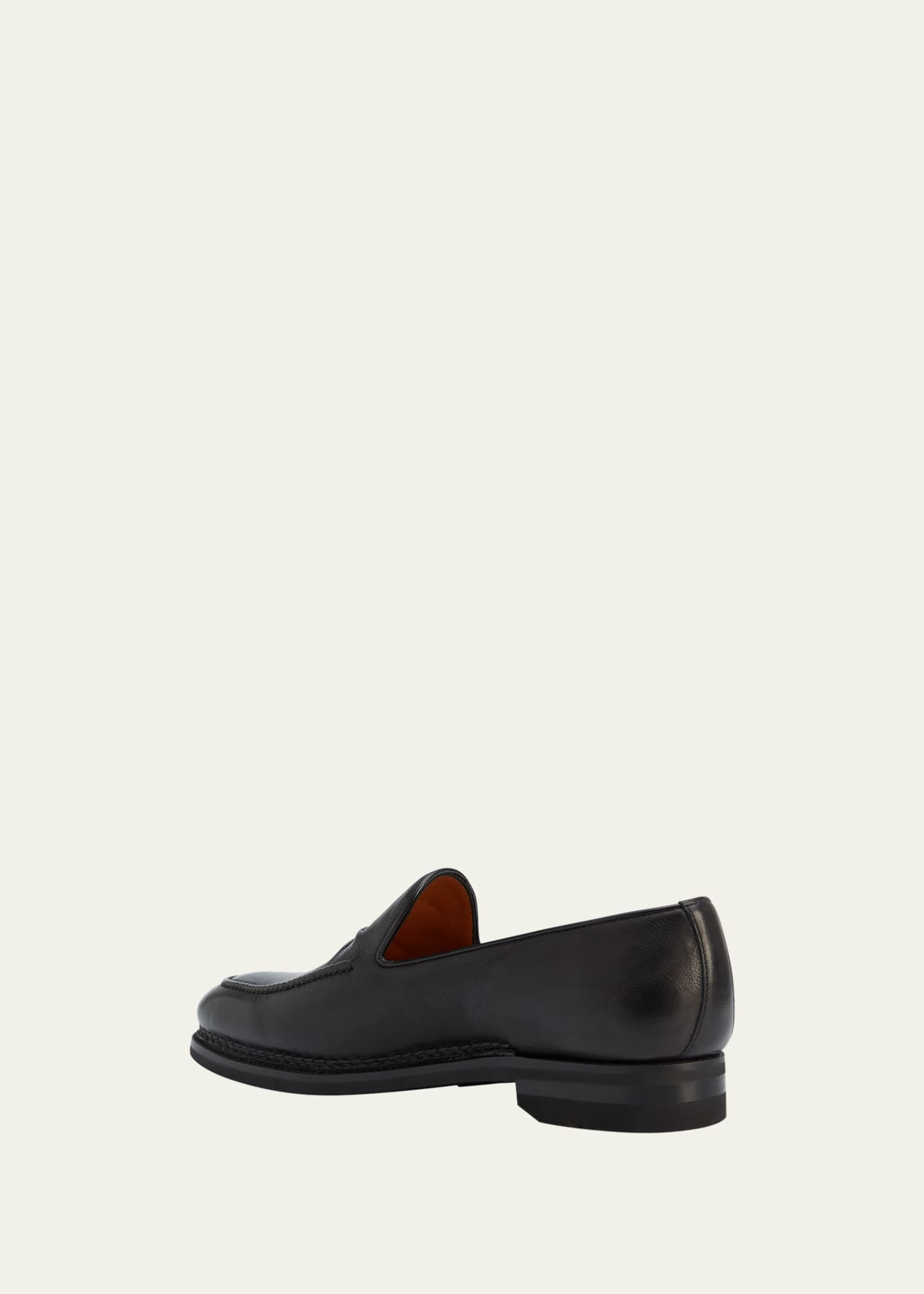 Bontoni Men's De Bustis Leather Loafers Image 2 of 3