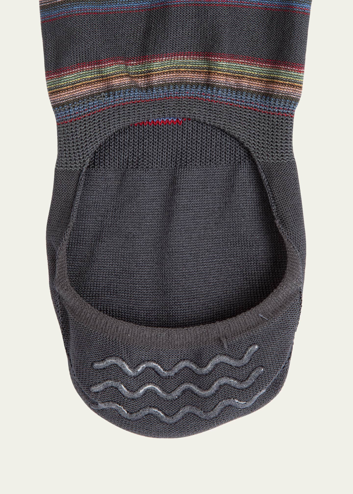 Paul Smith Men's Multiblock No-Show Socks w/ Heel Grips Image 3 of 5