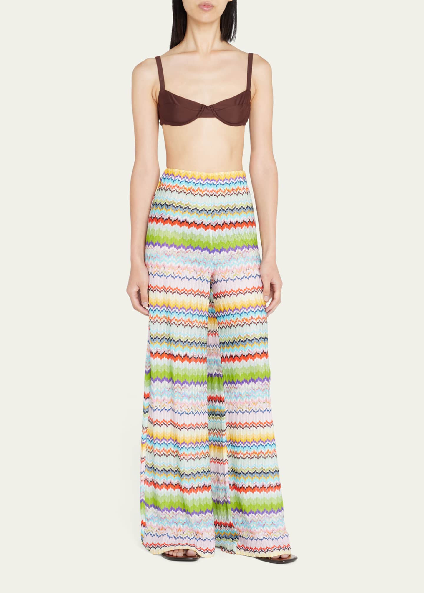 missoni wide leg pants