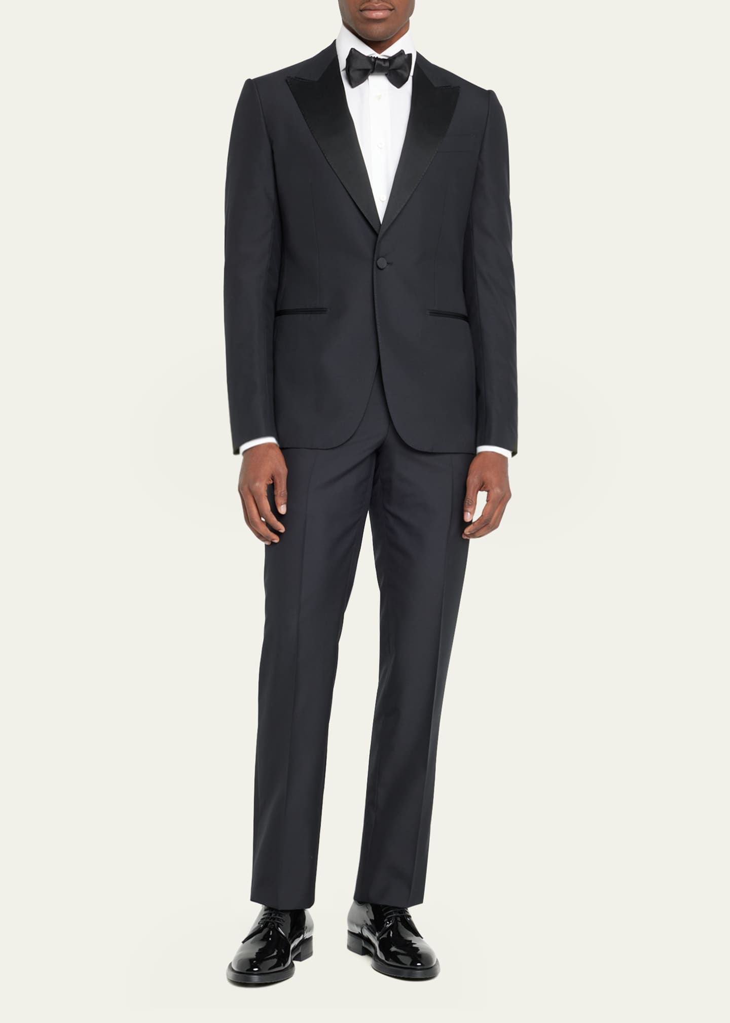 ZEGNA Men's Sartorial Wool and Silk Tuxedo - Bergdorf Goodman ZEGNA Men's Sartorial Wool and Silk Tuxedo - Bergdorf Goodman