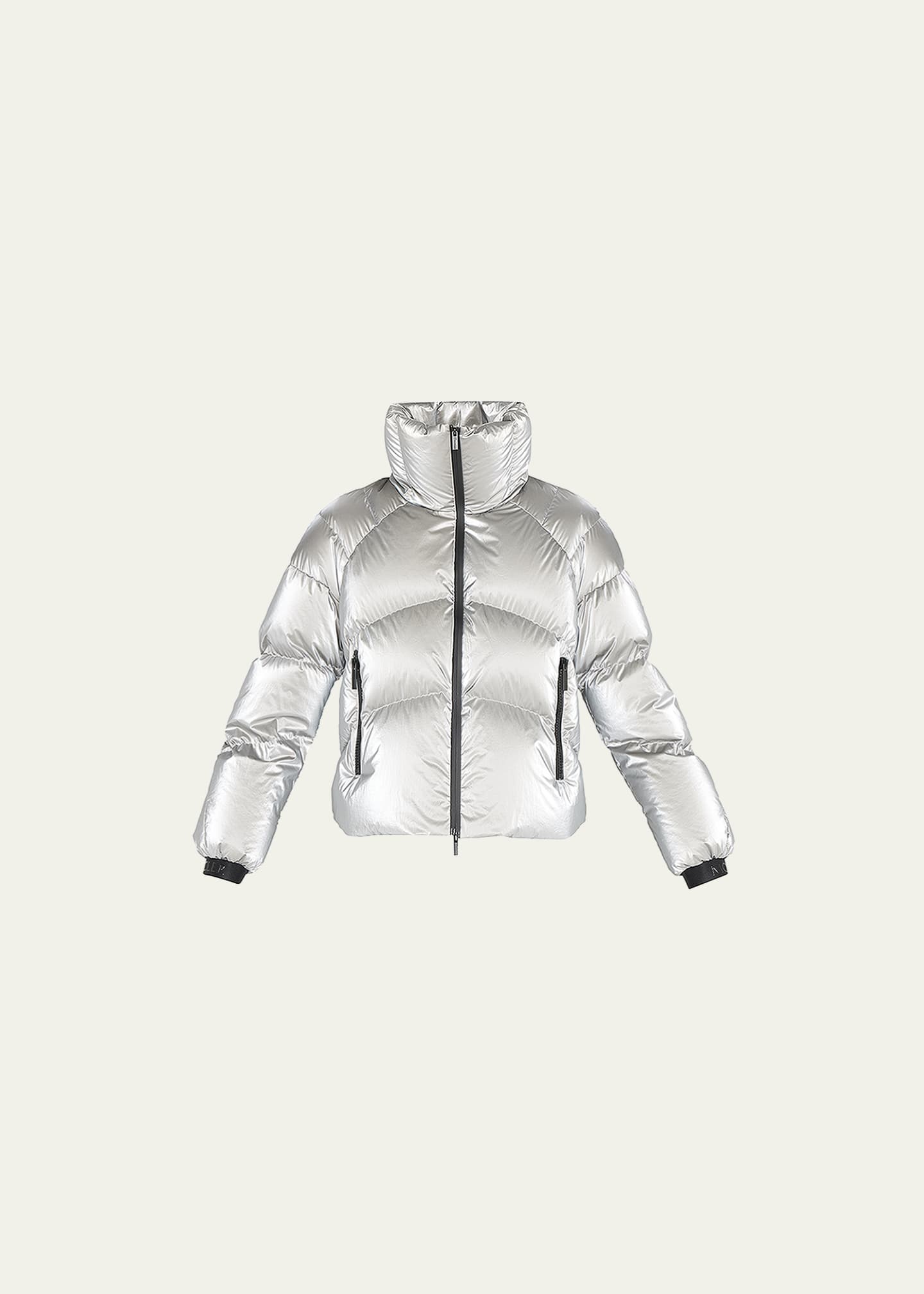 Moncler Avoriaz Metallic Puffer Jacket Bergdorf Goodman