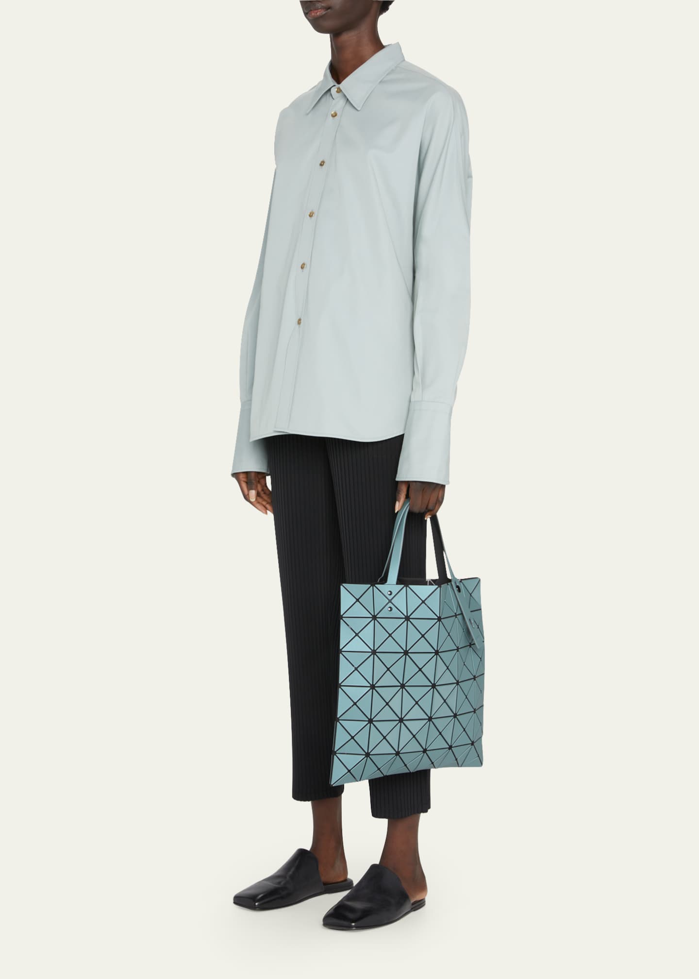 BAO BAO ISSEY MIYAKE Lucent Geo NorthSouth Tote Bag Bergdorf Goodman