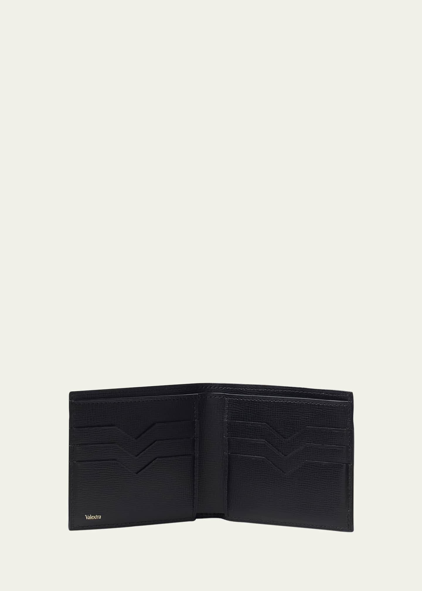 Valextra Men's Leather V-Cut Bifold Wallet - Bergdorf Goodman
