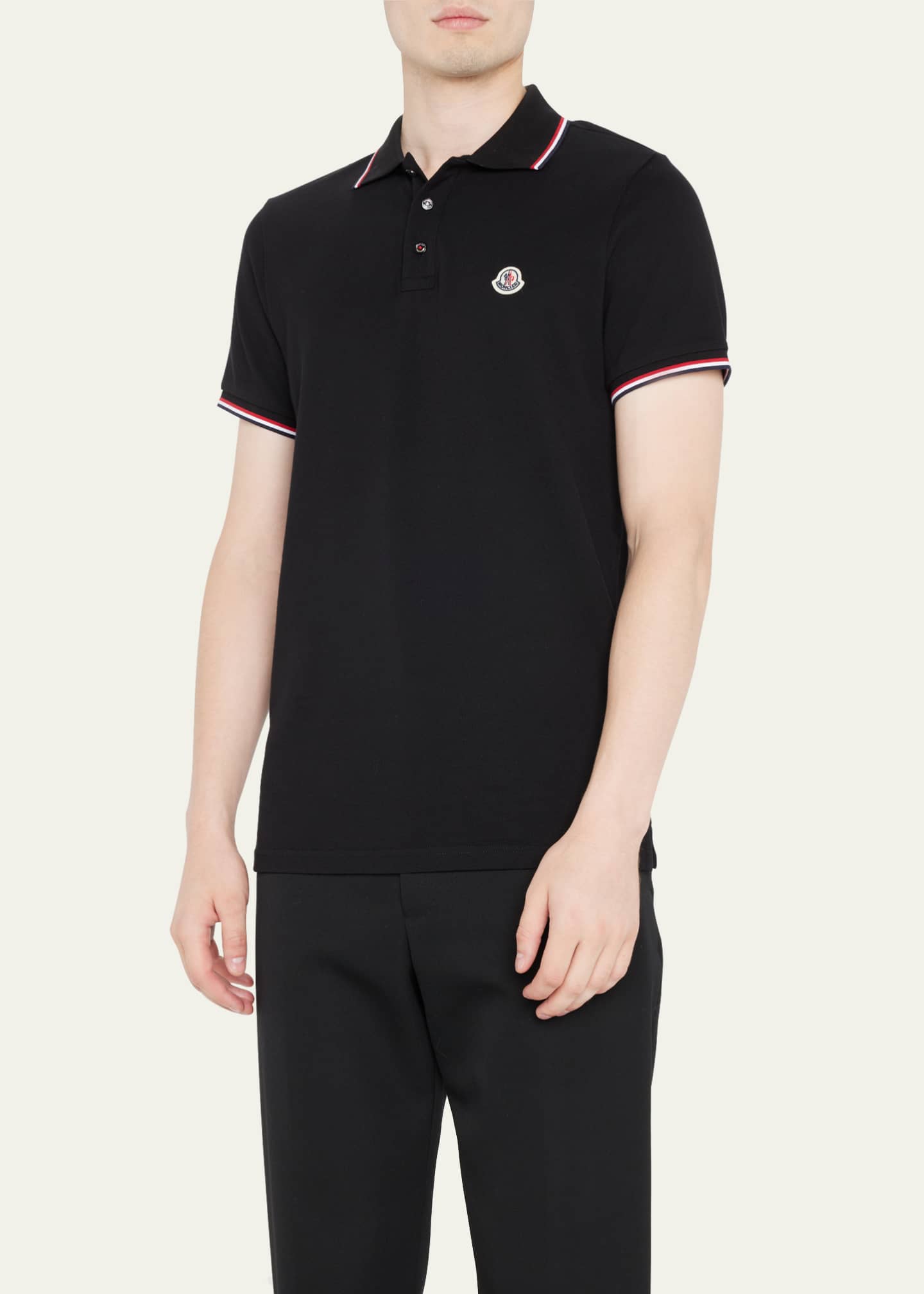 Moncler polo shirt mens store