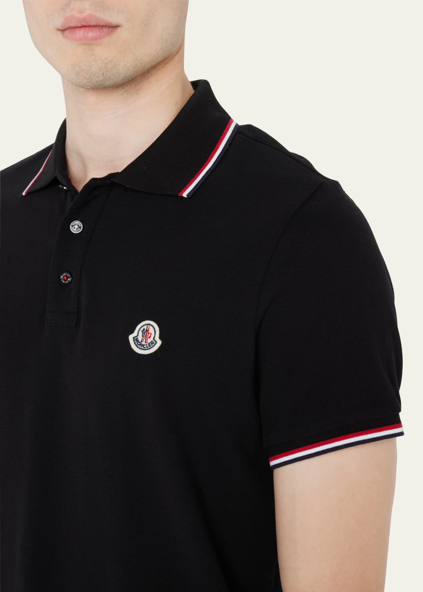 Moncler classic polo shirt best sale