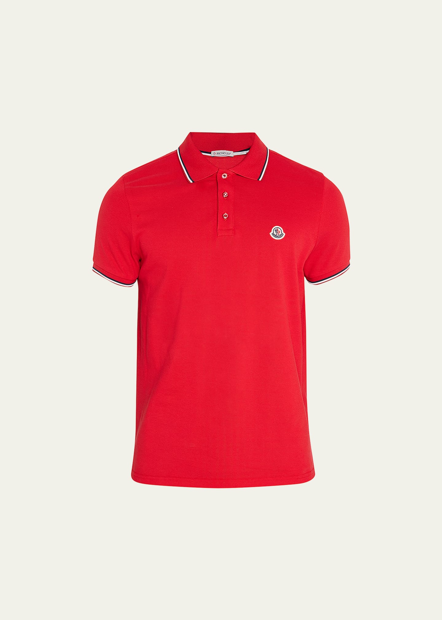 Moncler Men s Classic Tipped Polo Shirt Bergdorf Goodman