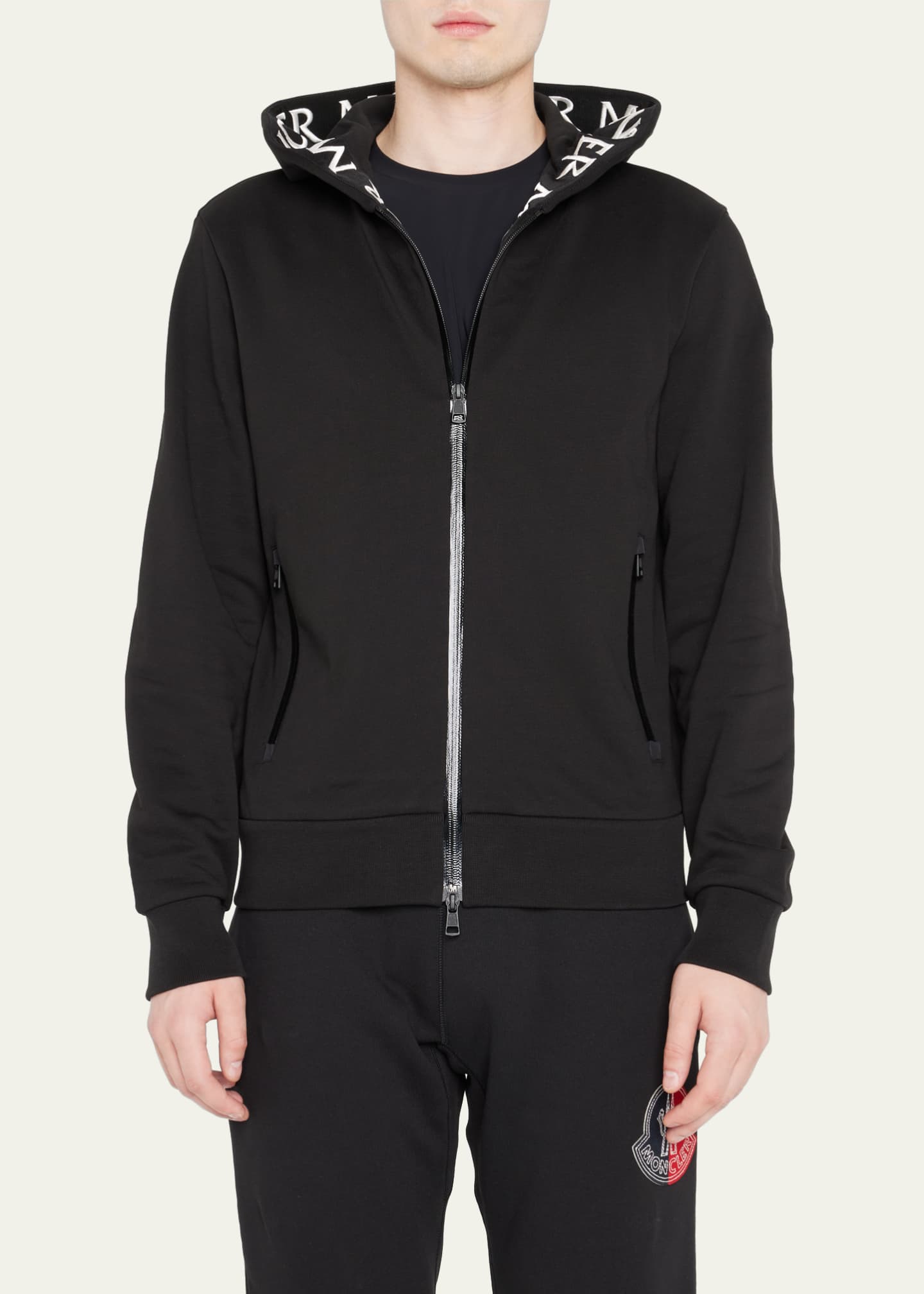 Moncler full zip hoodie discount