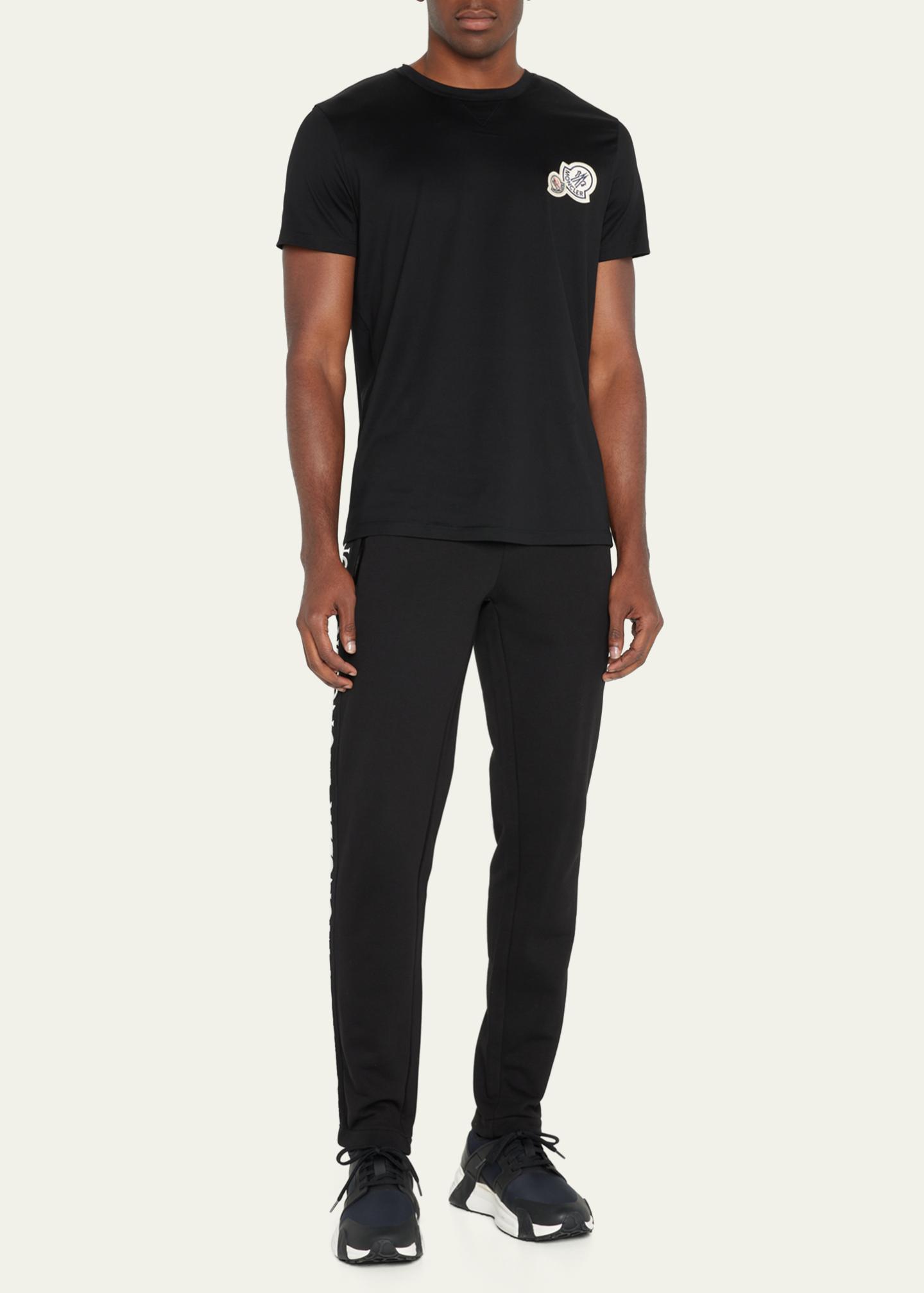 moncler logo sweatpants