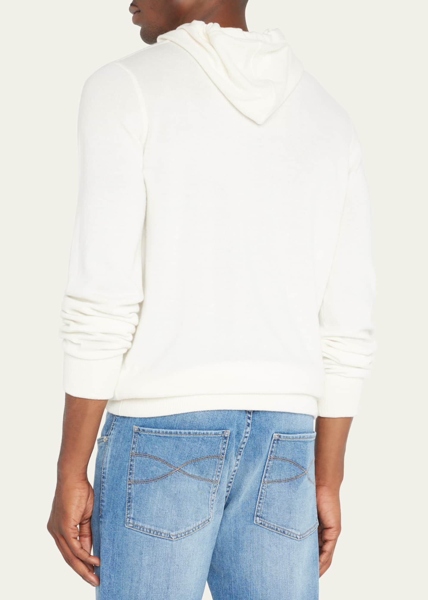 Brunello Cucinelli Men's Cashmere Pullover Hoodie Bergdorf Goodman