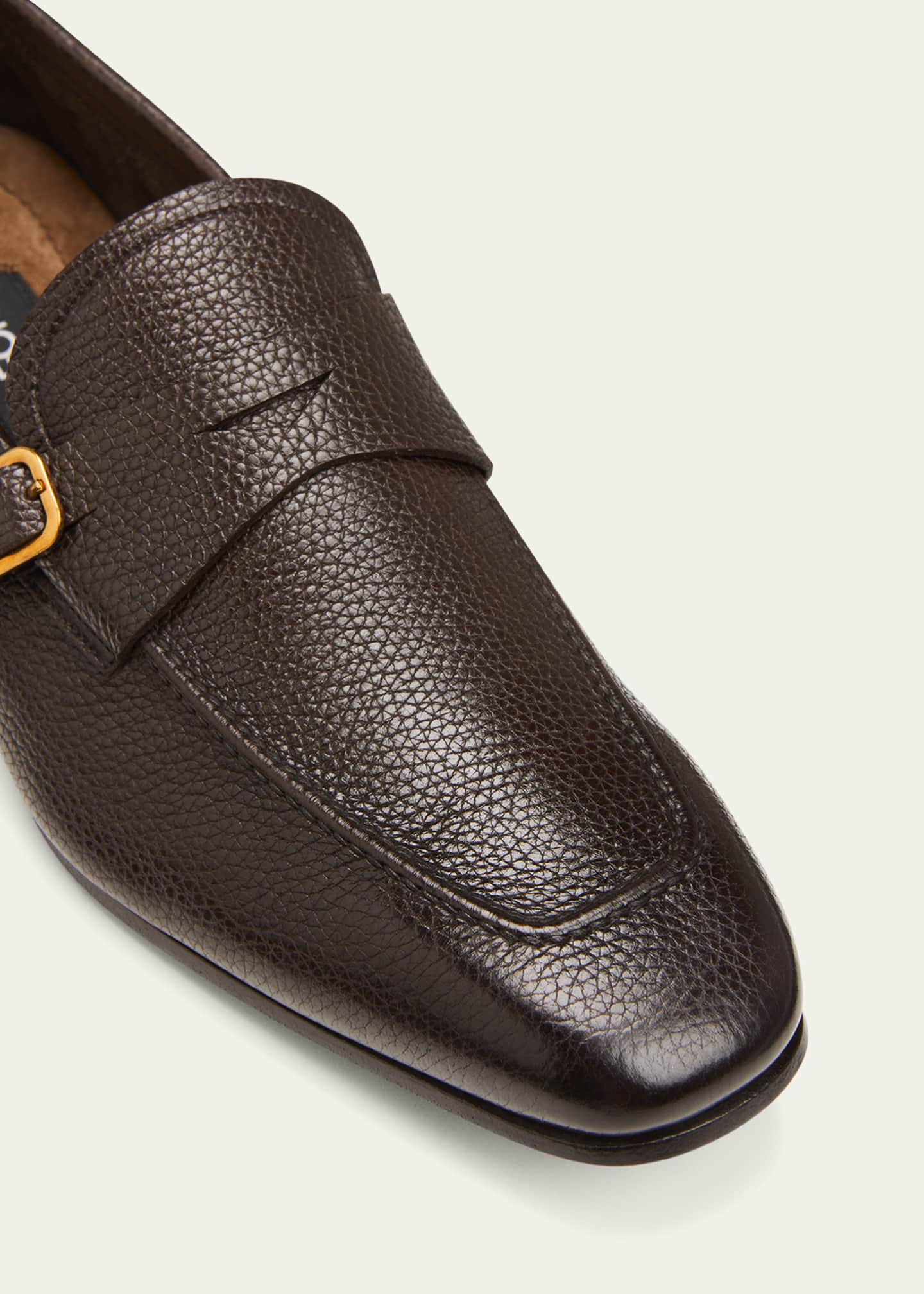 TOM FORD Men's Dover Leather Penny Loafers - Bergdorf Goodman