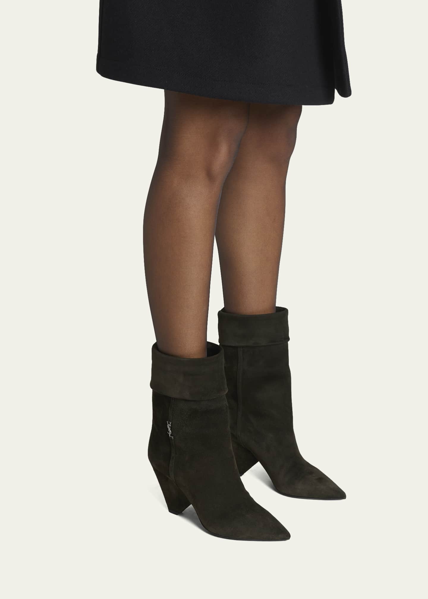 saint laurent niki suede
